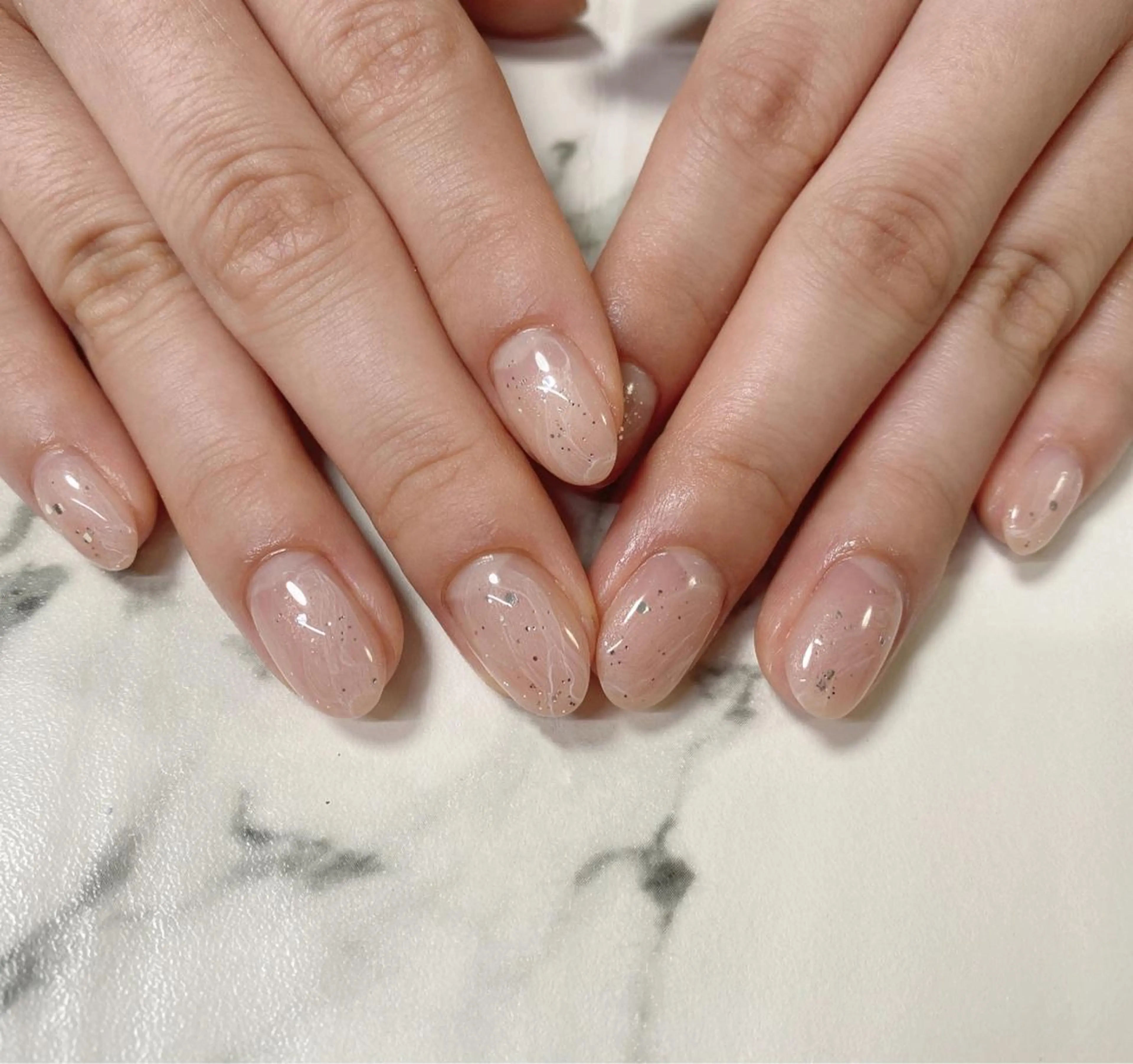 ロング カラー ネイル Q Free nailsのネイルデザイン