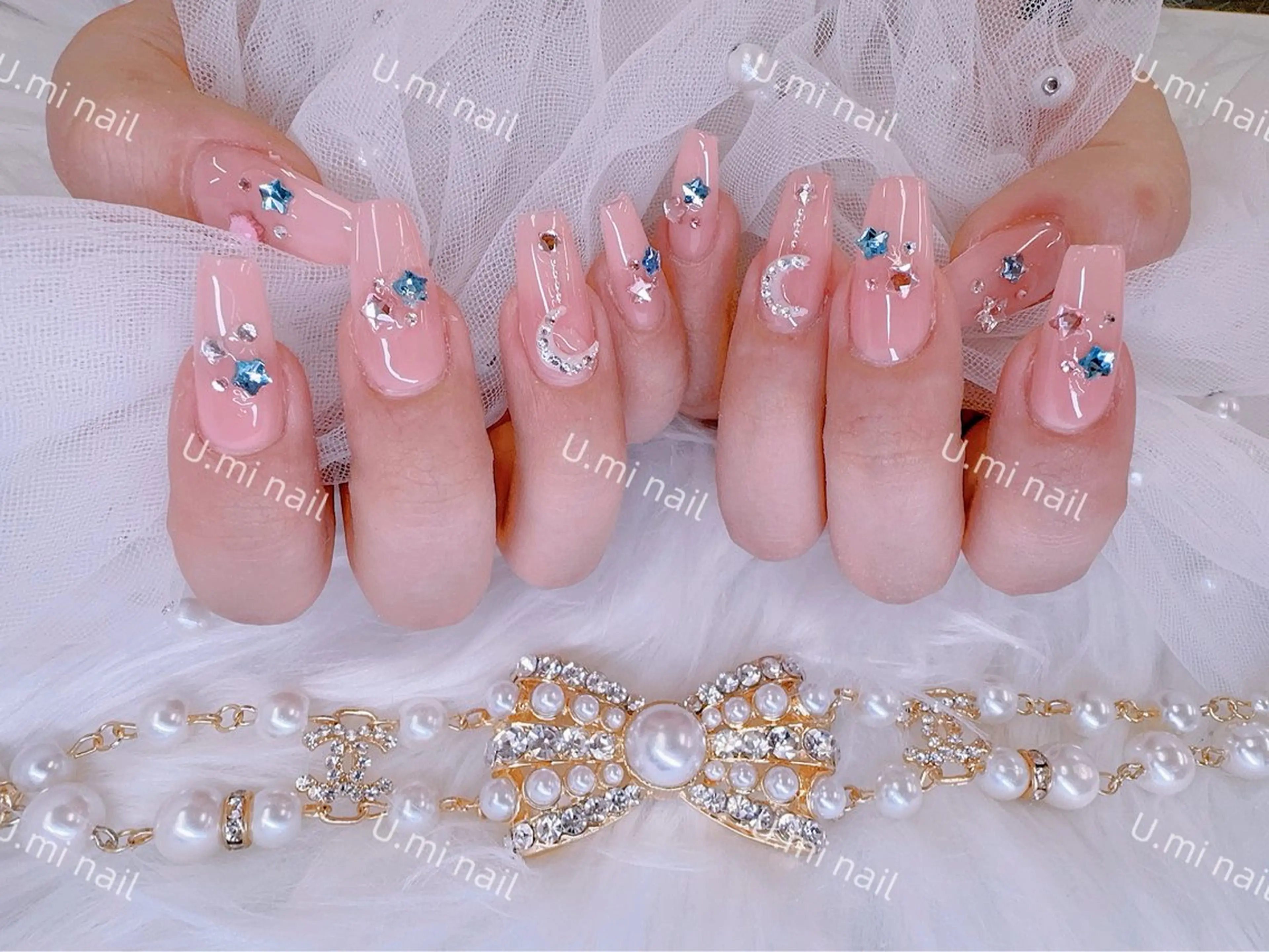 ネイル U・mi  nail salon【長さ出し/パラジェル/持ち込み/定額ネイル/学割U24】所属・Uminail ゆうゆうのネイルデザイン