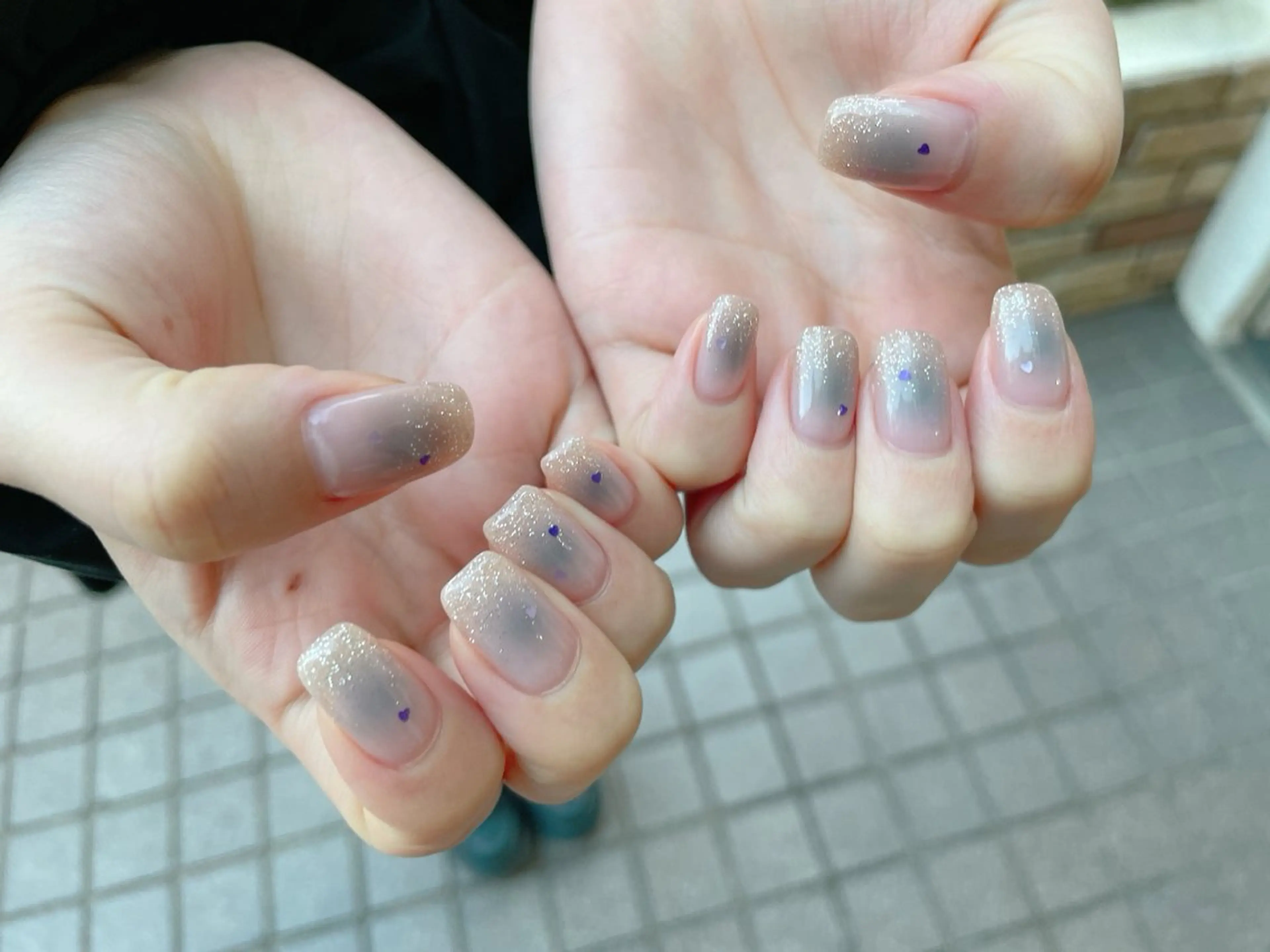 ネイル チークネイル ジェルネイル ハート パラジェル nailroom  OHANA所属・nailroom OHANA🌴のネイルデザイン