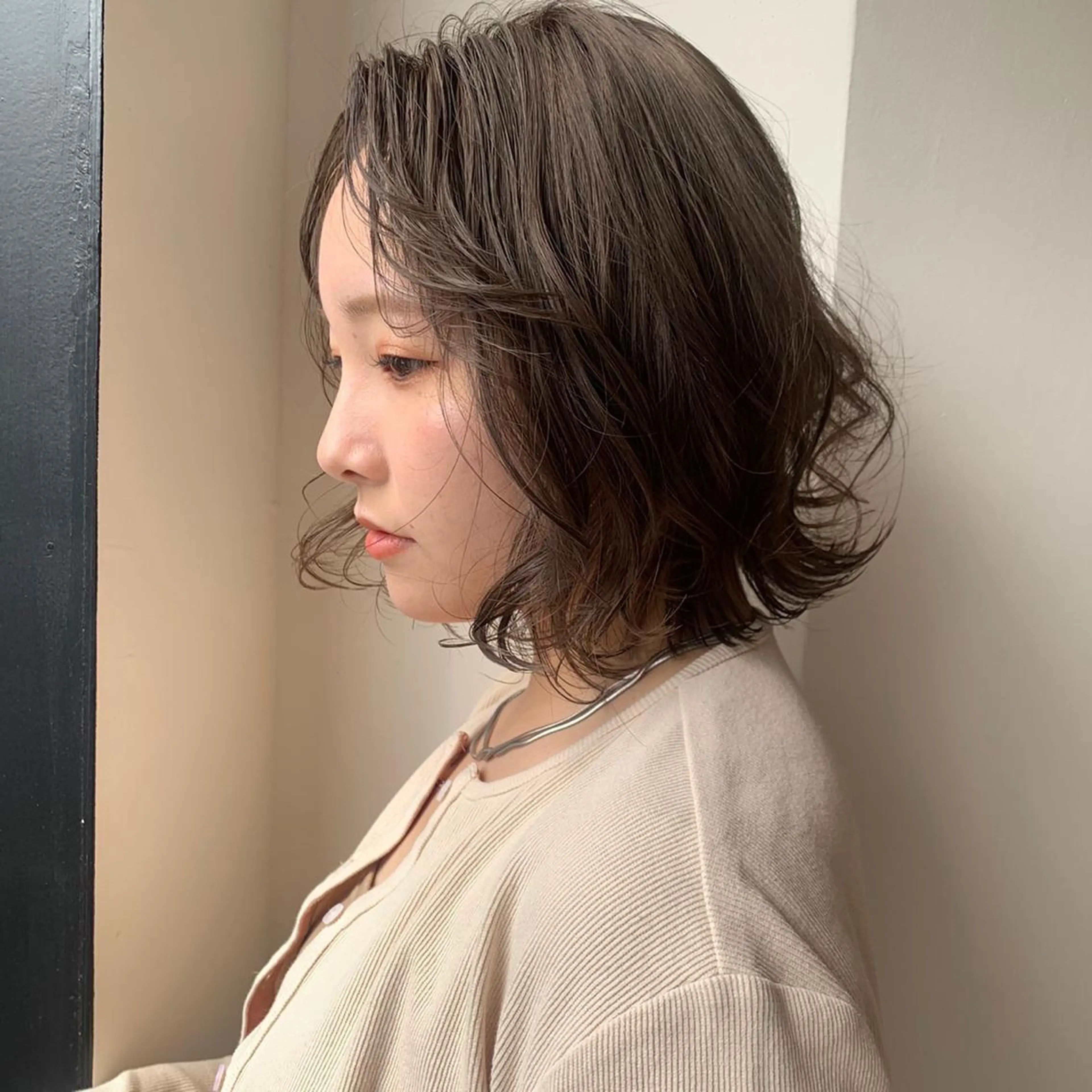 セミロング カラー ヘアアレンジ マツエク・マツパ 透明感カラー/推しカ ラー☁️JURAのヘアスタイル