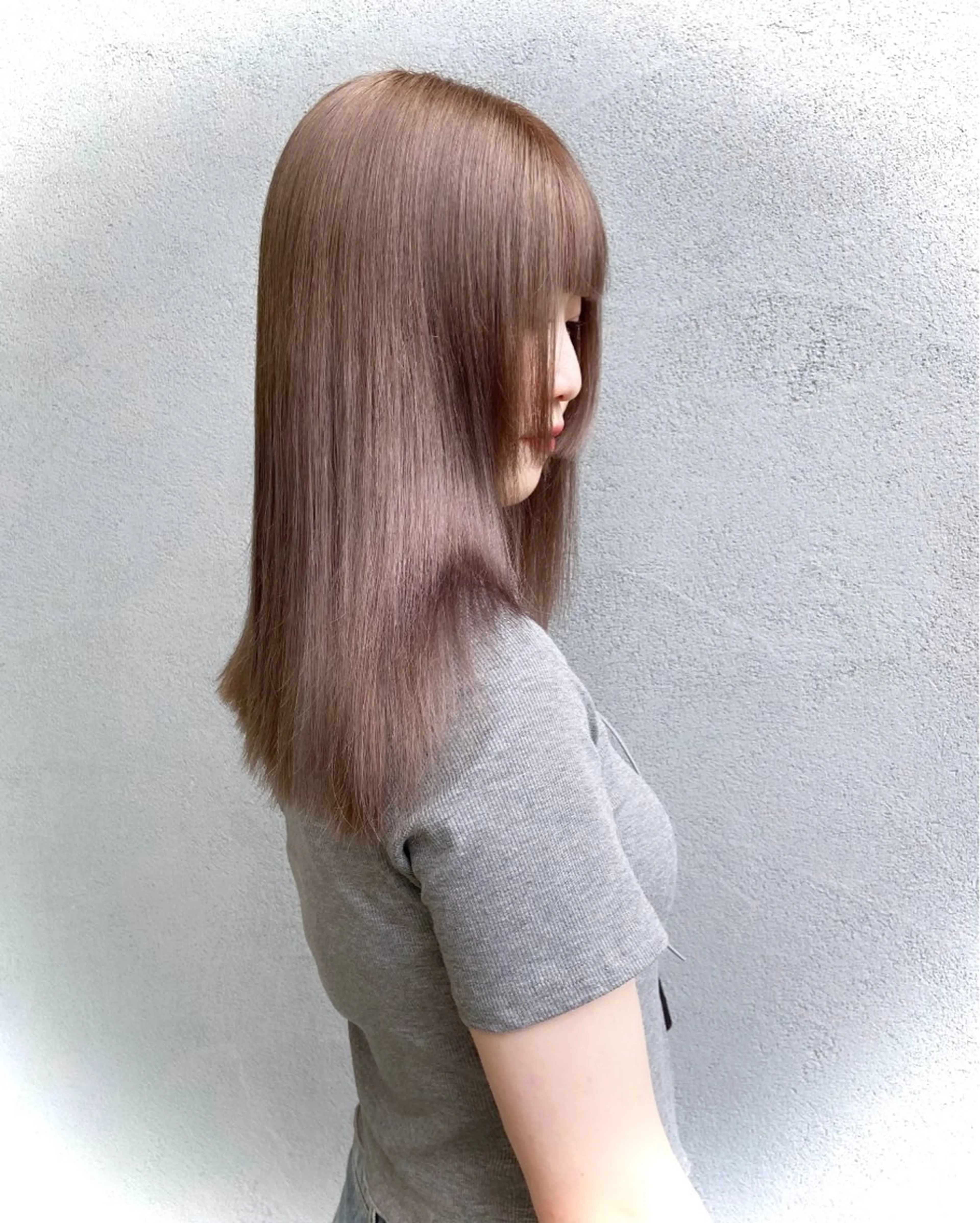 ロング 韓国風ヘア ロング トリートメント SOYON nanamiのヘアスタイル