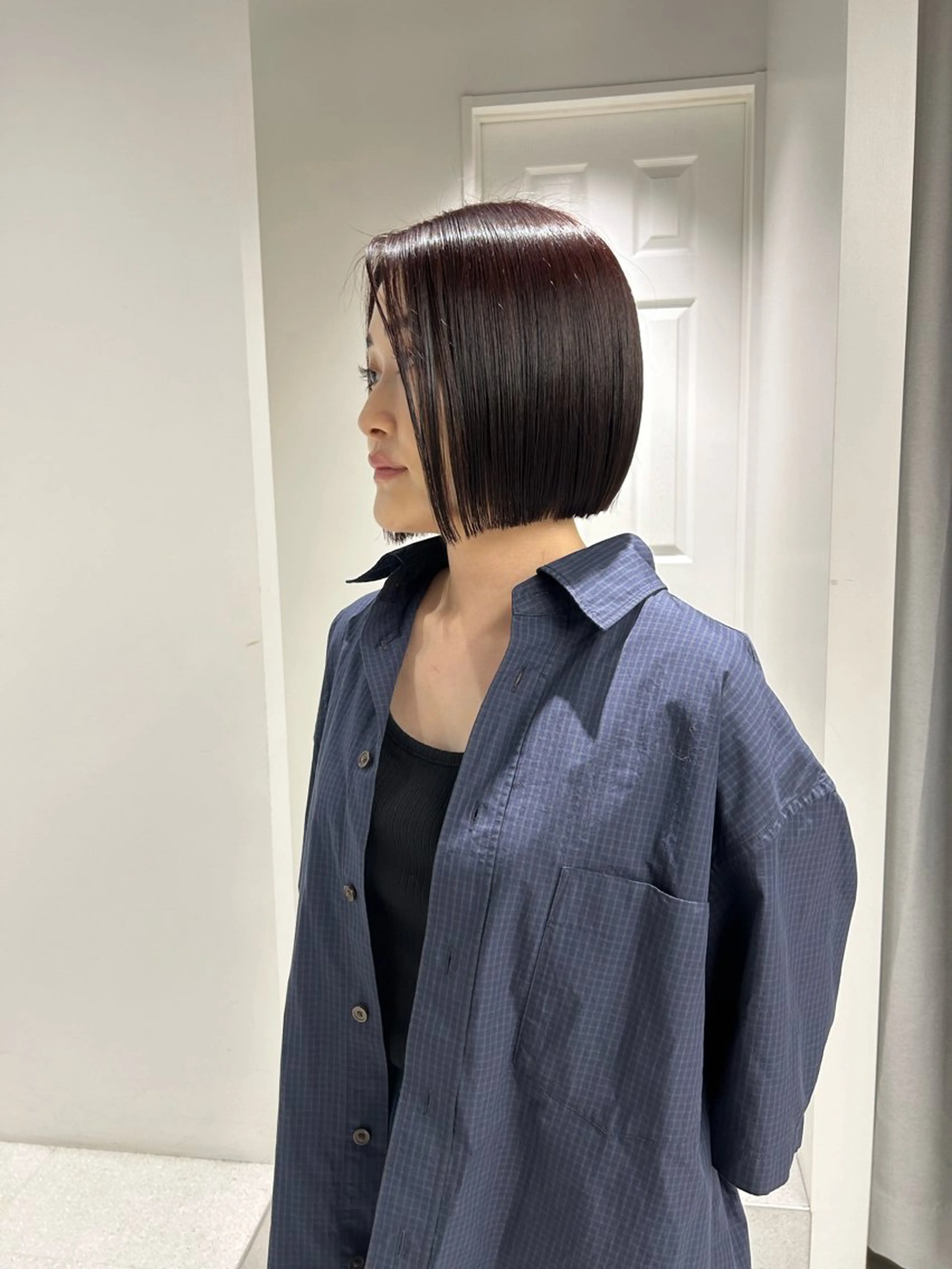 ショート カラー カット ヘアカラー 冬っぽカラー/ マツエク/ゆきなのマツエク・マツパデザイン