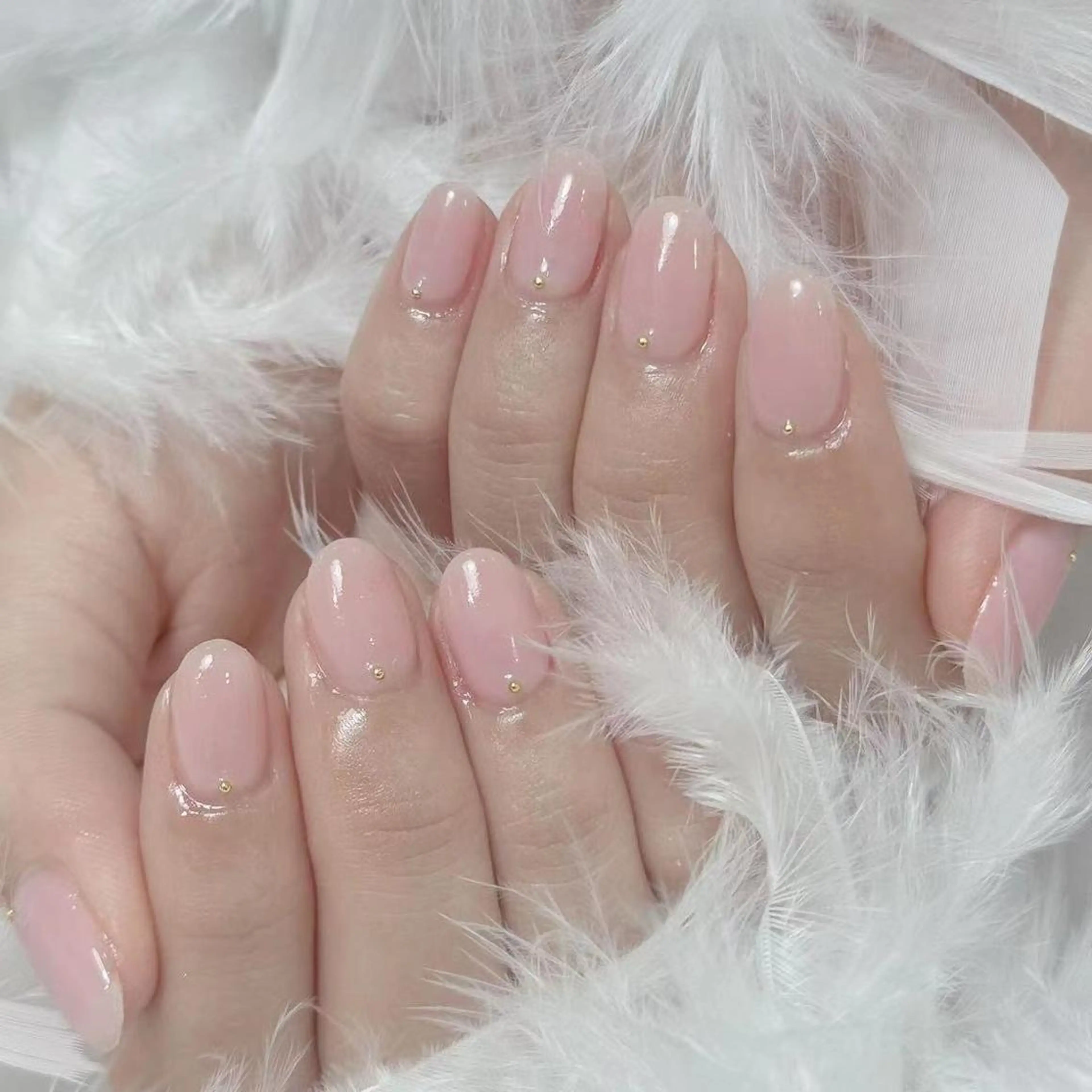 ネイル アートネイル オーロラネイル ガーリー キラキラネイル 韓国ネイル ハンドネイル Diamond NAIL💝のネイルデザイン