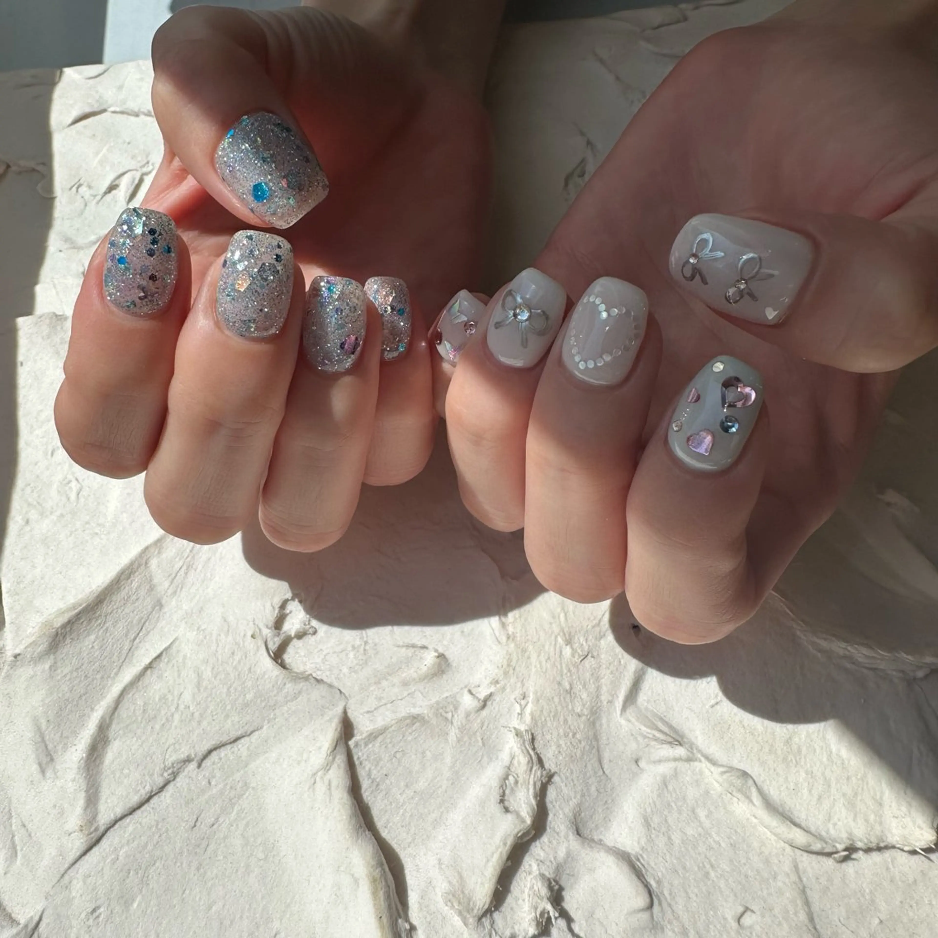 ネイル マグネットネイル ニュアンスネイル ハンドネイル Natsuko 🐥のネイルデザイン