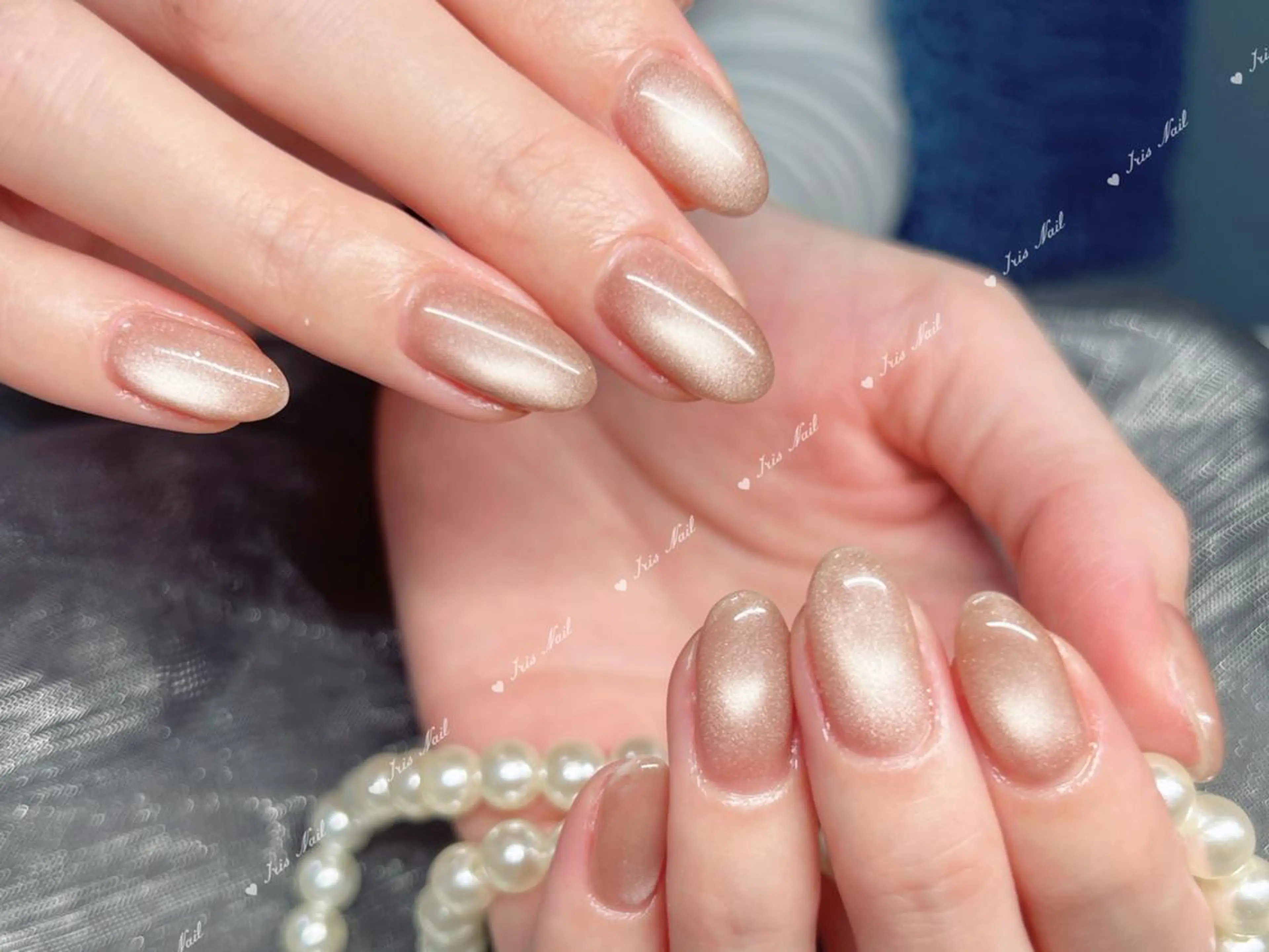 ネイル マグネットネイル ハンドネイル ハンドケア IRIS NAIL大塚のネイルデザイン