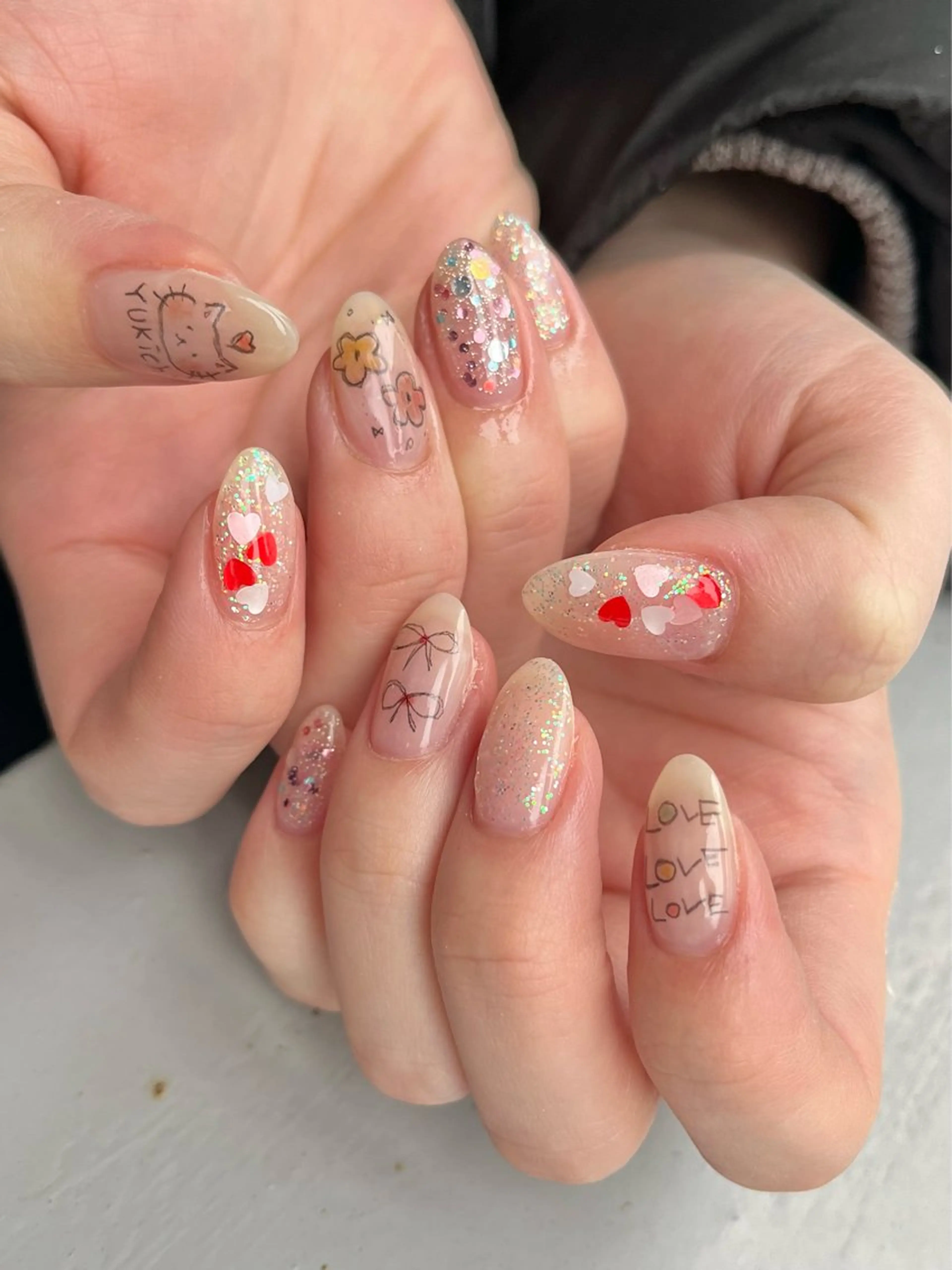 ネイル ハンドネイル フットネイル Nailsalon Fave/Rinaのネイルデザイン