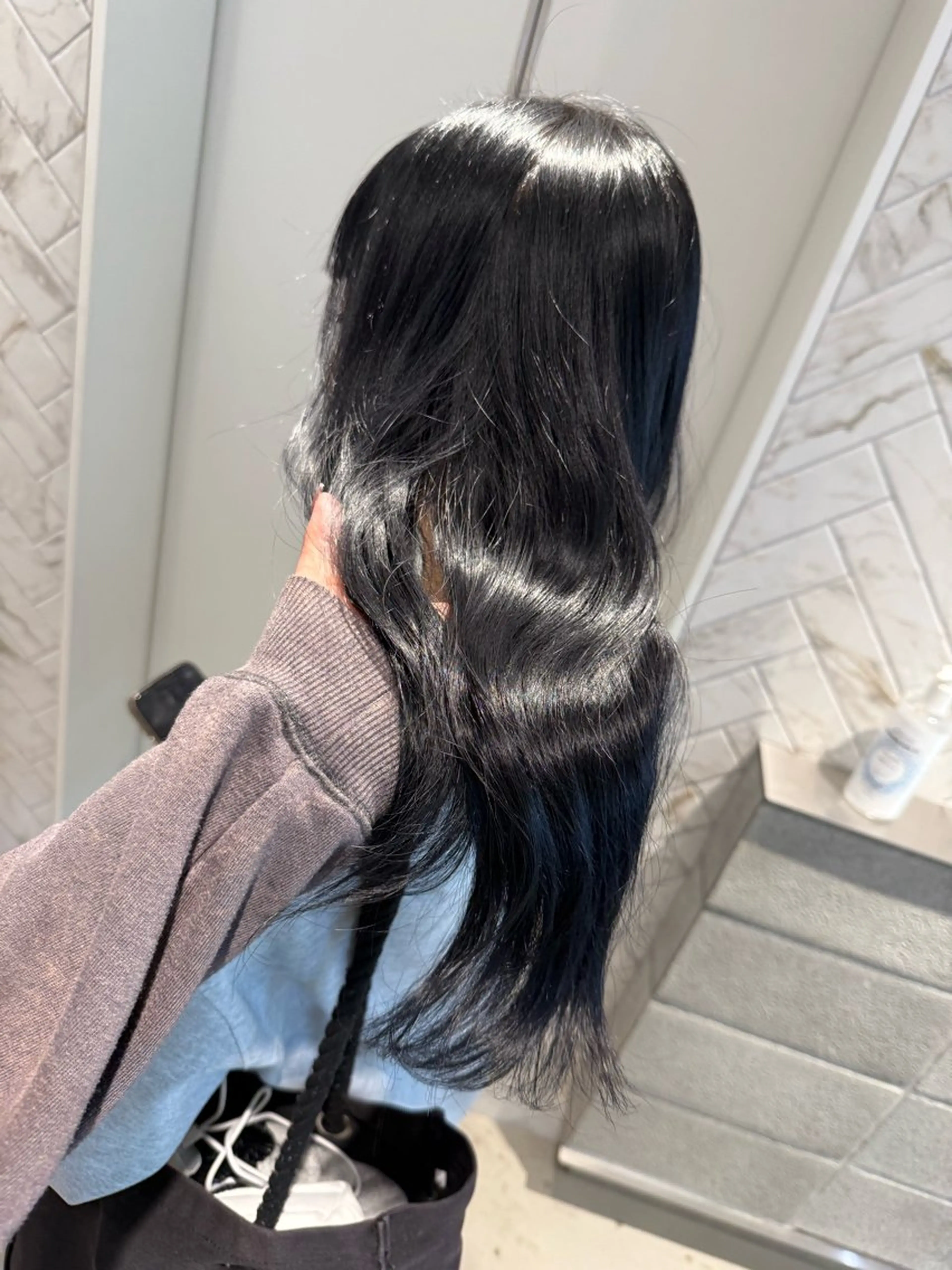 🥣髪質改善トリートメント🥣トリートメントのみでホワホワ毛/緩いウェーブヘア改善🩵の写真