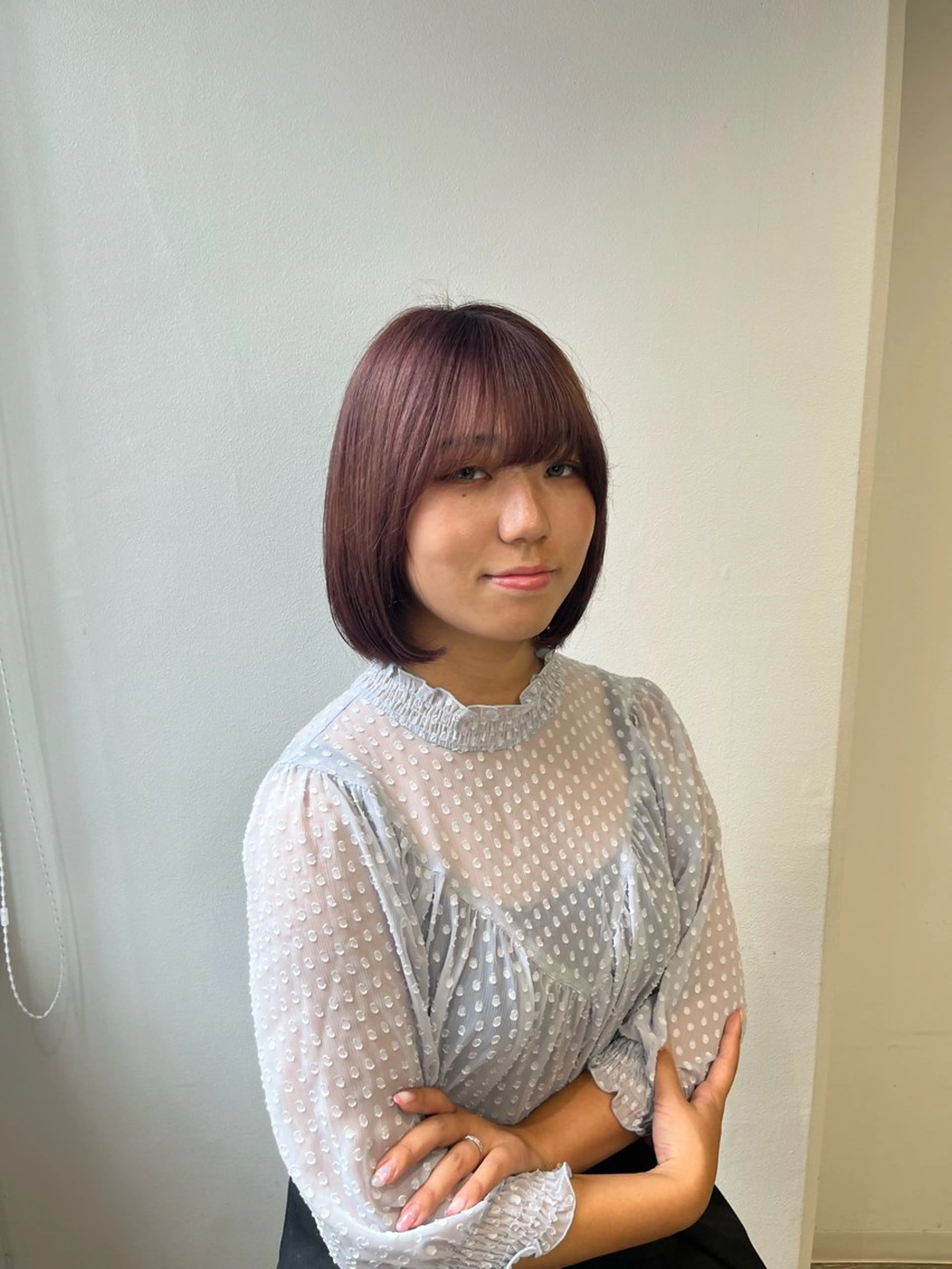 ショート JIN/暖色カラー /髪質改善/艶髪のヘアスタイル