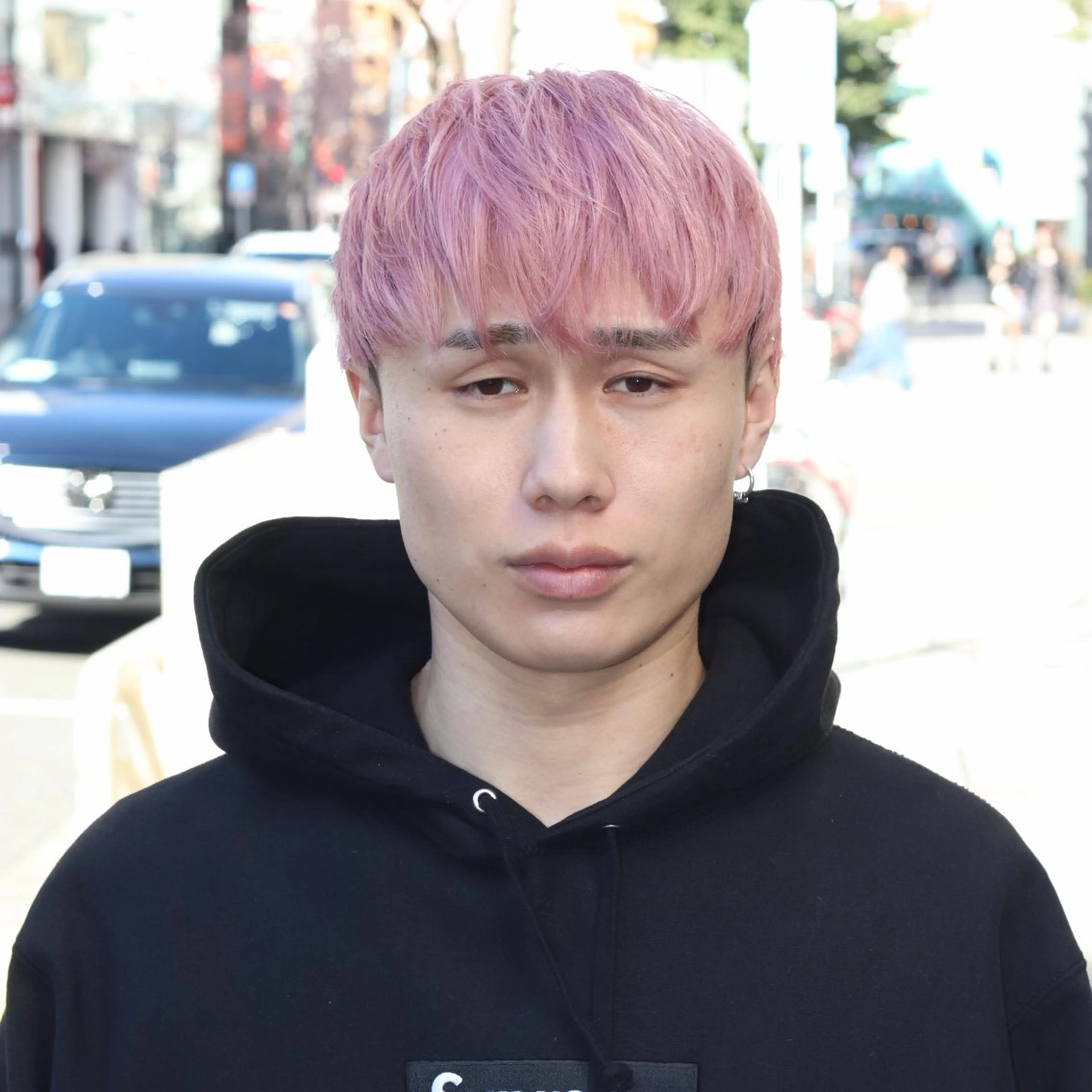 ミディアム カラー メンズ カット ヘアカラー joh/メンズカット /ブリーチ/矢場町栄のヘアスタイル