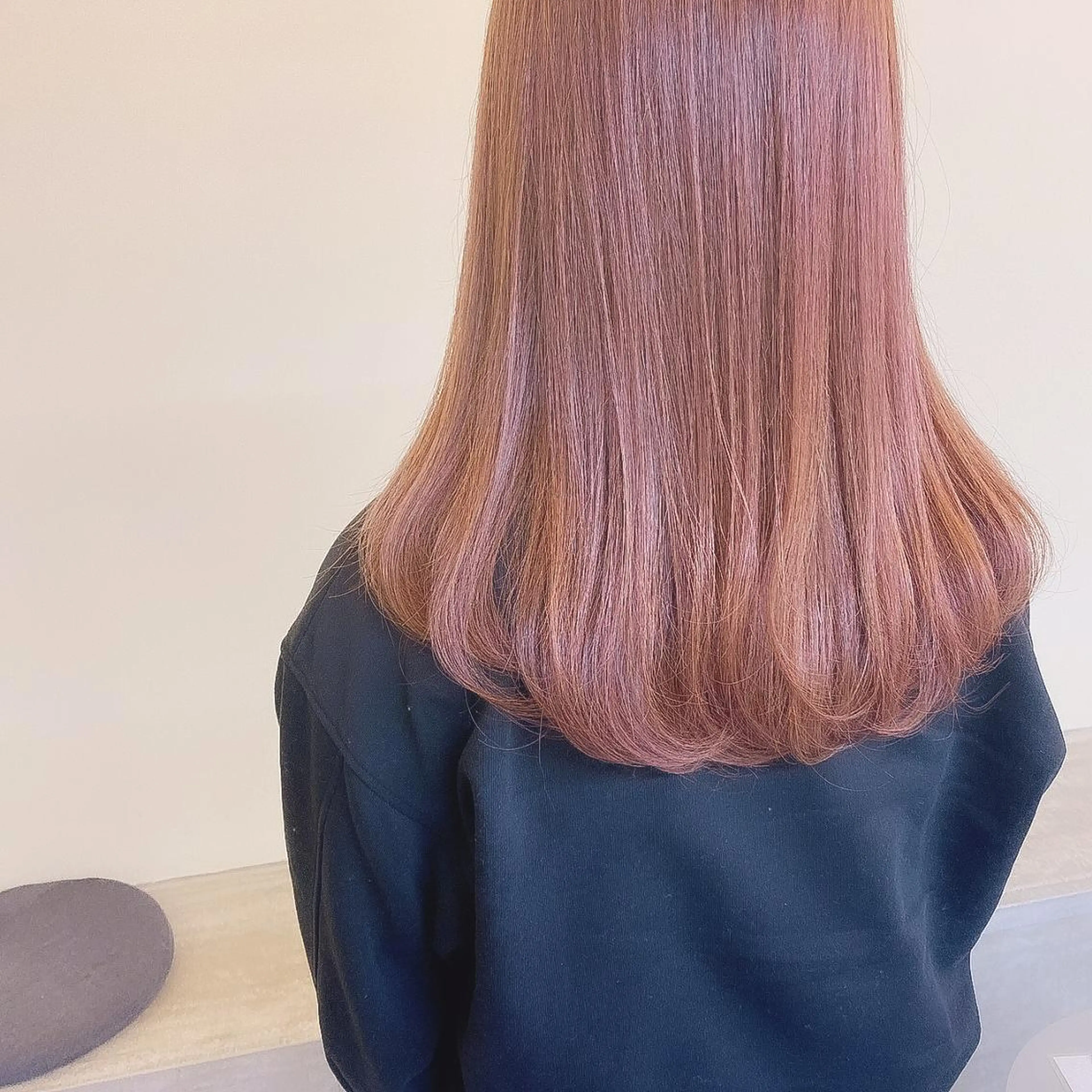 ミディアム パーマ カラー UP-PU ART  HAIRのヘアスタイル