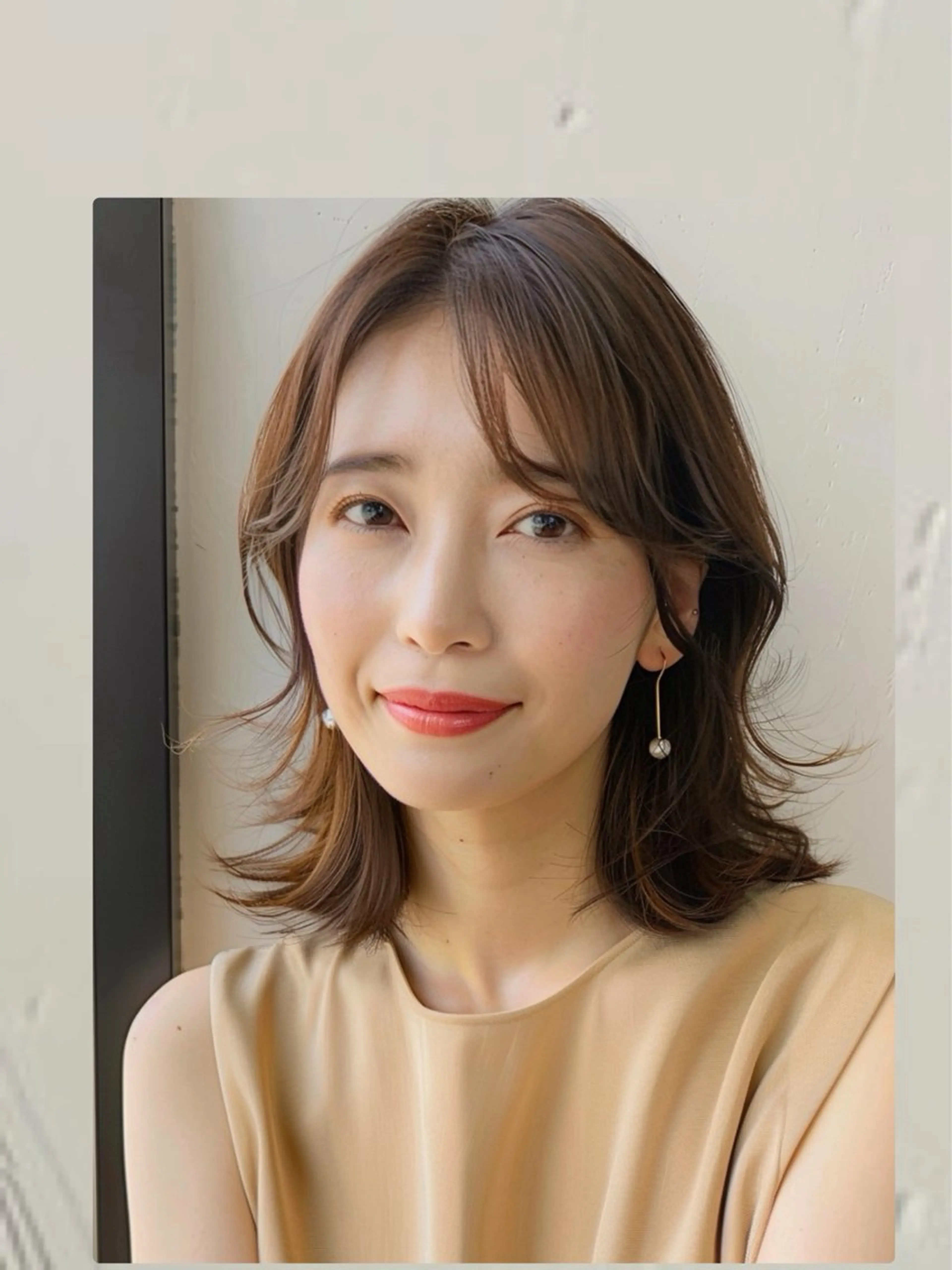 カラー ヘアカラー レイヤー/韓国風 /髪質改善　中野拓侍のヘアスタイル
