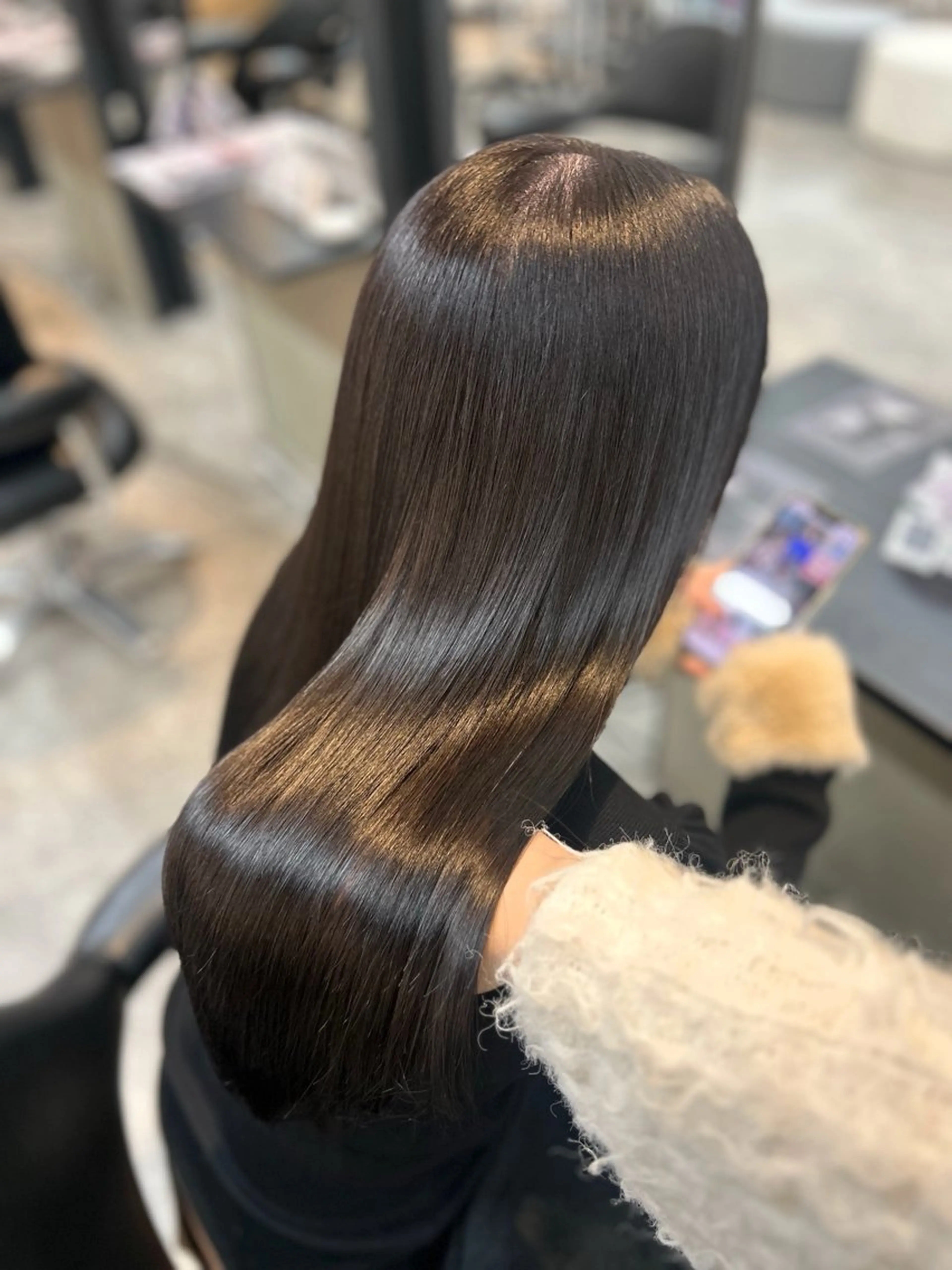 カラー ヘアカラー 透明感カラー୨୧ 松山理桜🩰˖ ࣪⊹のヘアスタイル