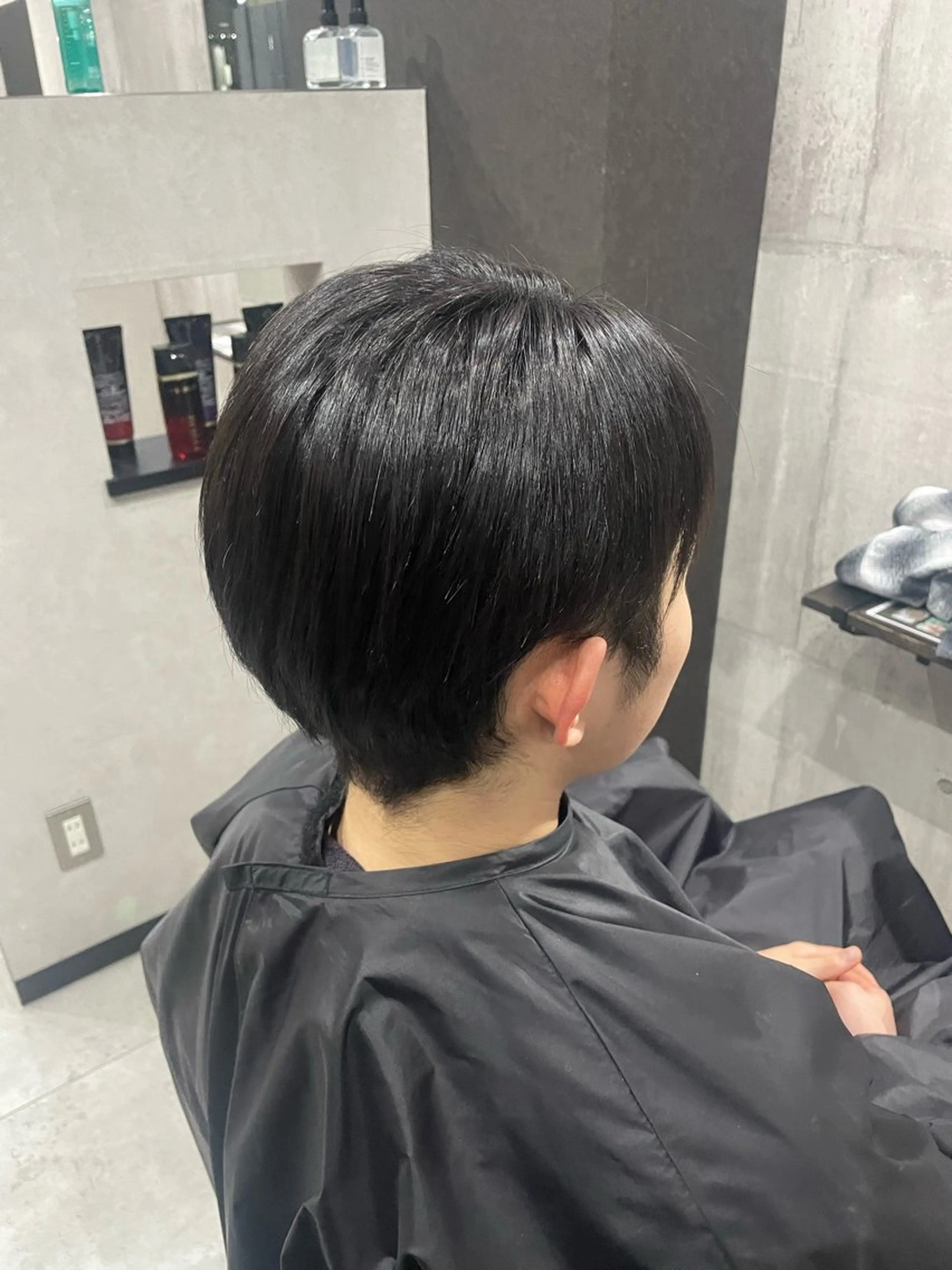 ミディアム 縮毛矯正 hair salon RISH所属・小川 未来光のヘアスタイル