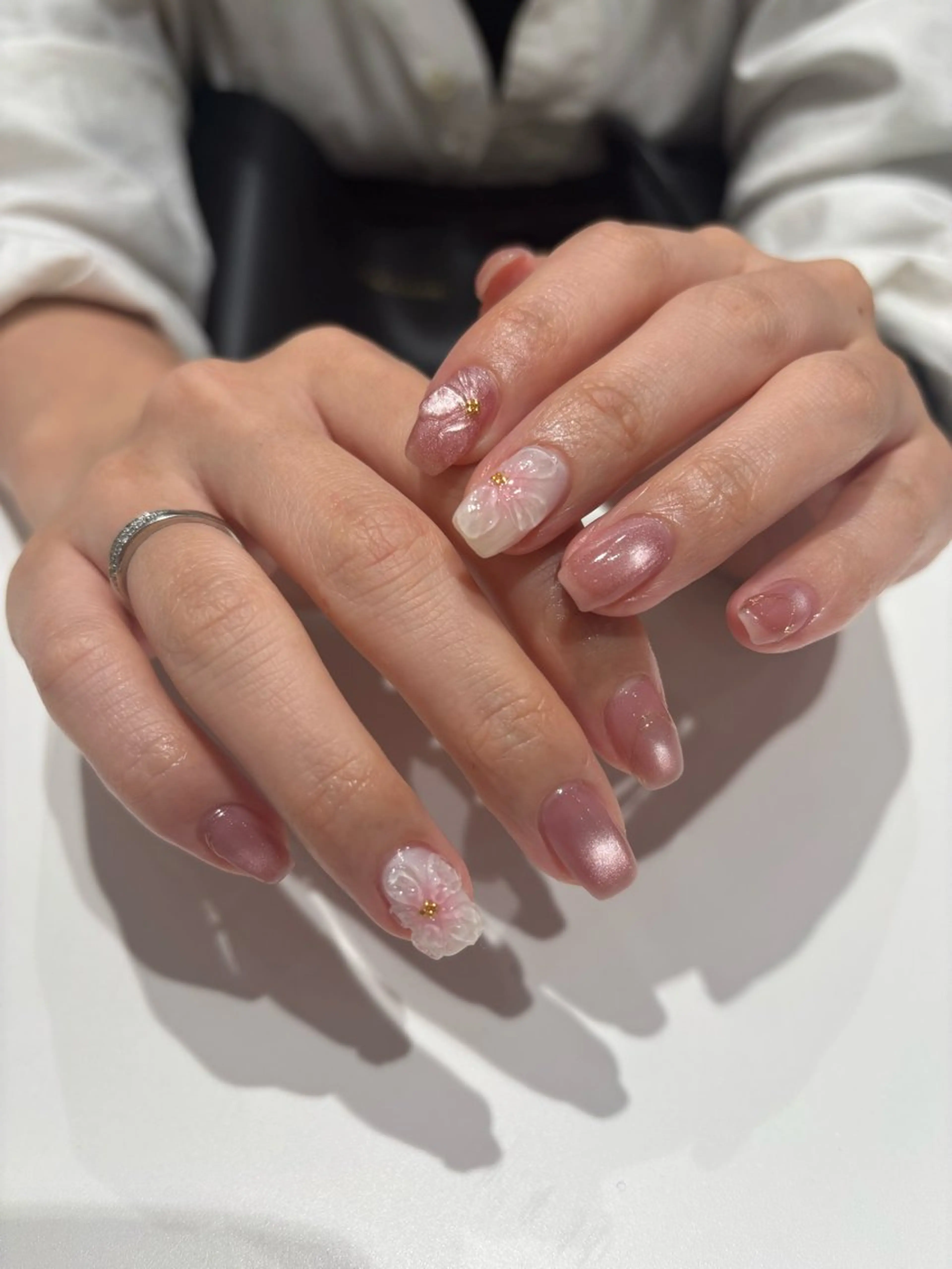 ネイル 桜ネイル VINGT NAIL所属・VINGT 大谷のネイルデザイン
