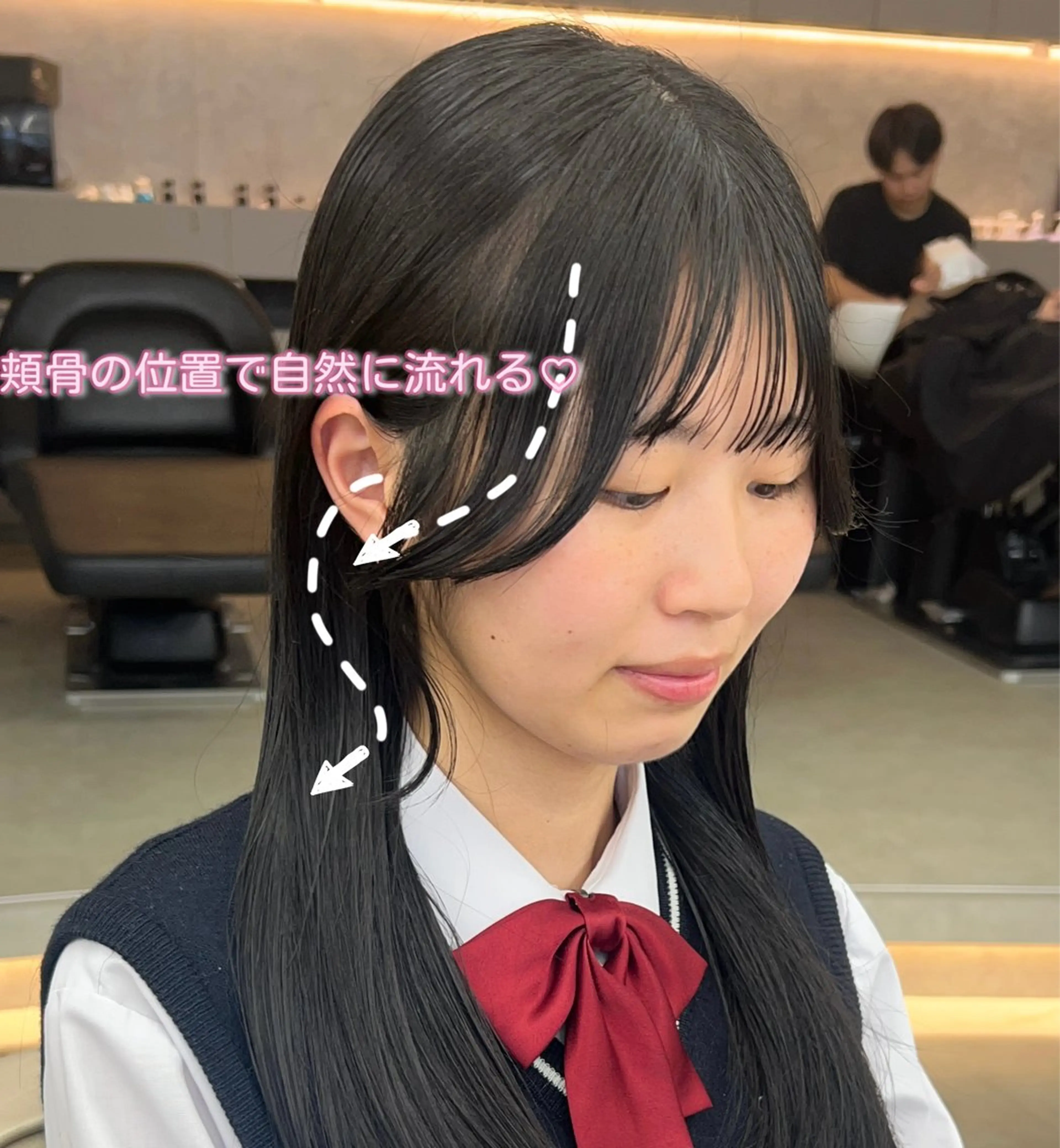 ロング YUKI🎀透明感 カラー/暗髪艶カラーのヘアスタイル