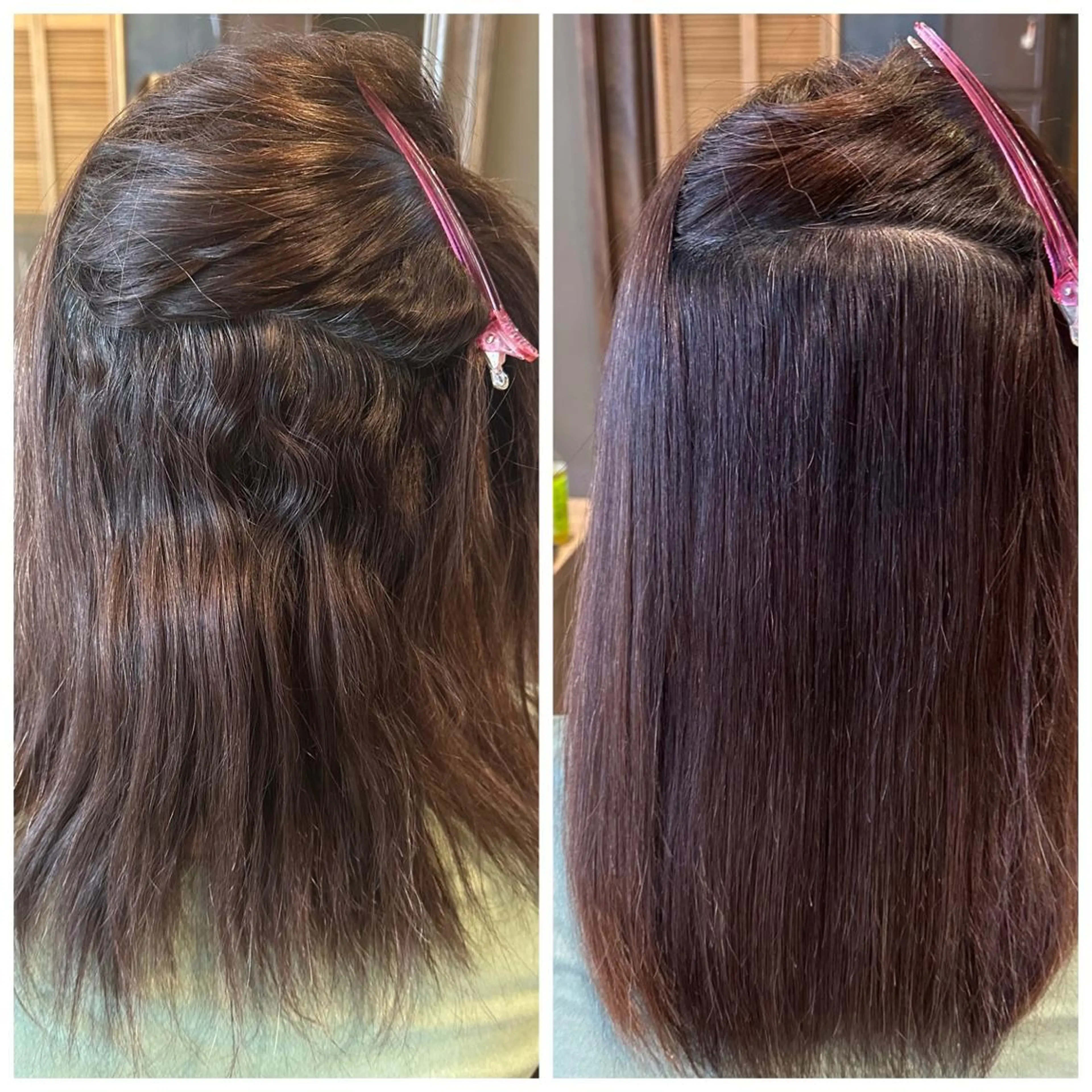 ロング 縮毛矯正 LOANA カラー &縮毛モデル募集のヘアスタイル