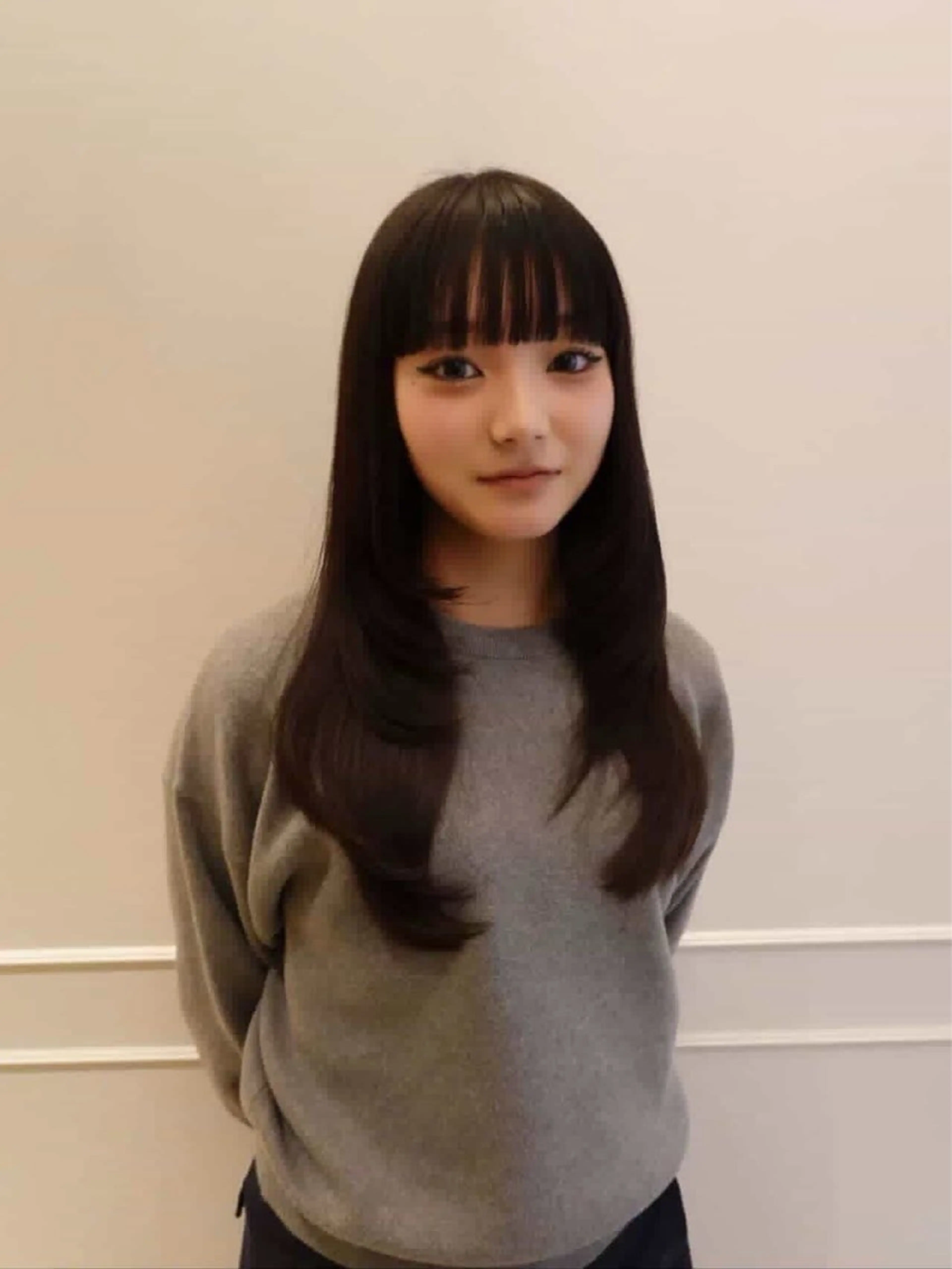 ロング エクステ 髪質改善 ヘアカラー 藤沢艶カラー/ 藤沢エクステ/魁心のヘアスタイル