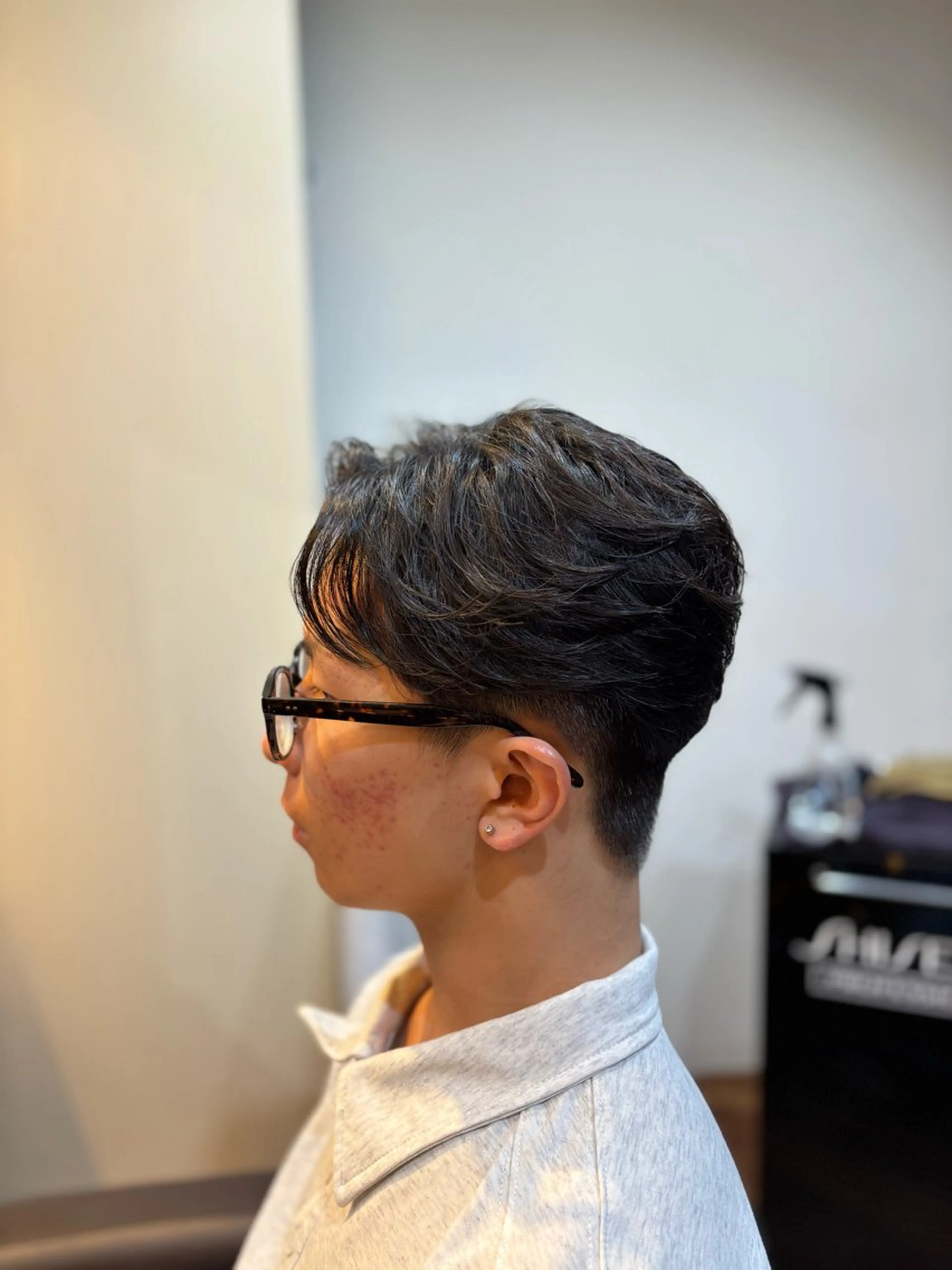 ショート パーマ メンズ 👑メンズパーマ/髪 質改善/鎌倉🐮のヘアスタイル