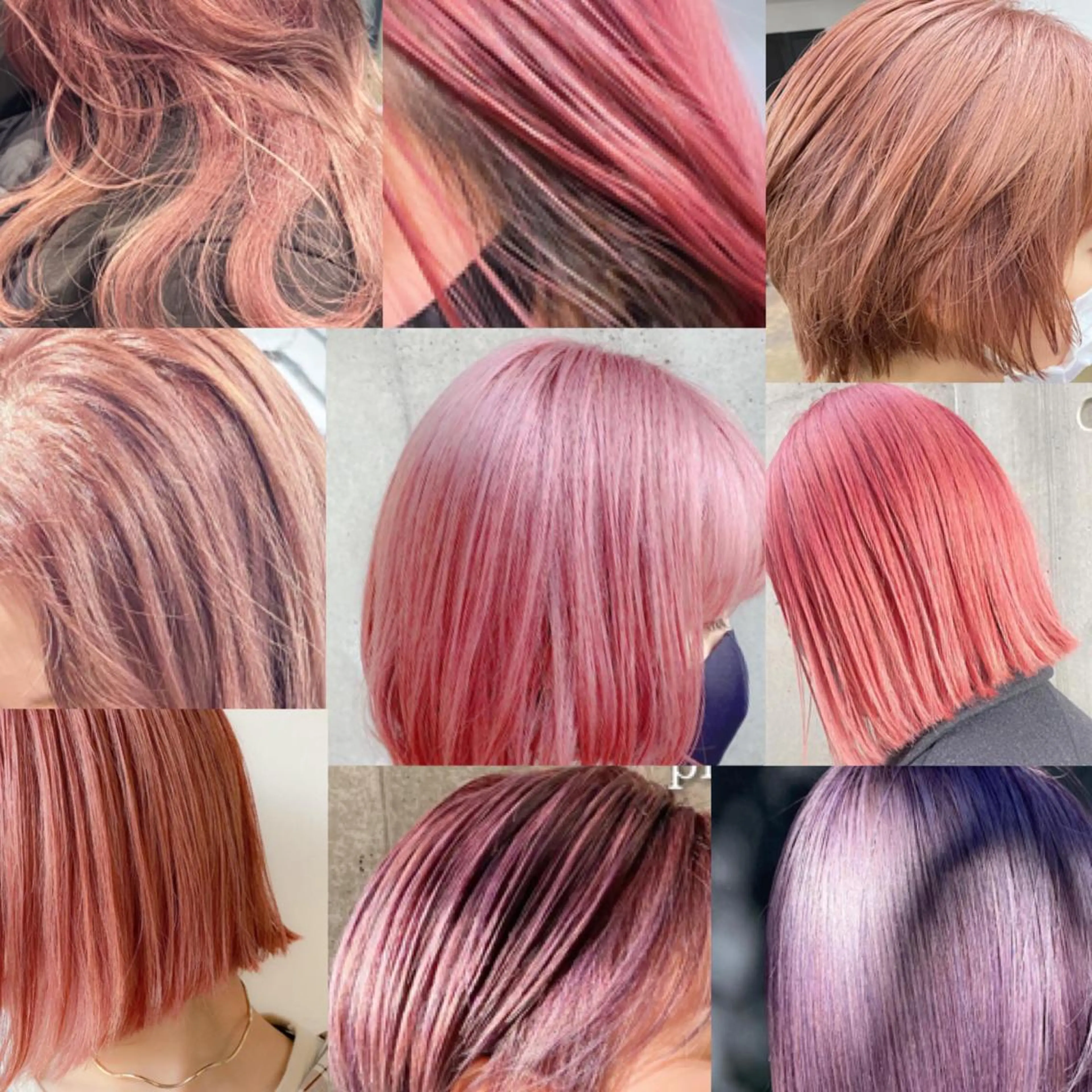 ミディアム カラー hair design verda所属・レイヤー暖色カラー 池袋Yamamotoのヘアスタイル