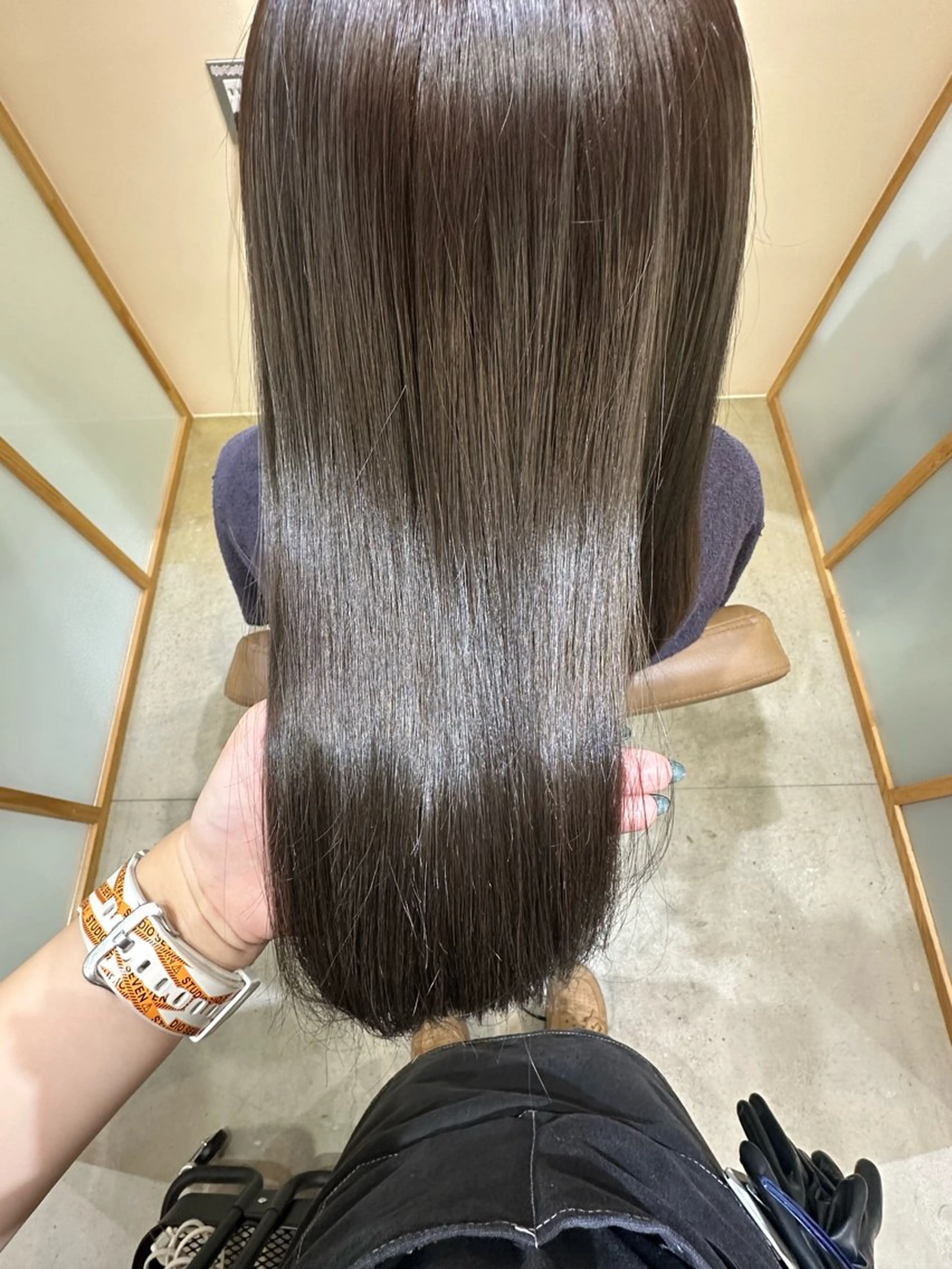 セミロング ヘアカラー トリートメント Zina川口店所属・౨ৎ︎Zina 川口 KIRARI౨ৎのヘアスタイル