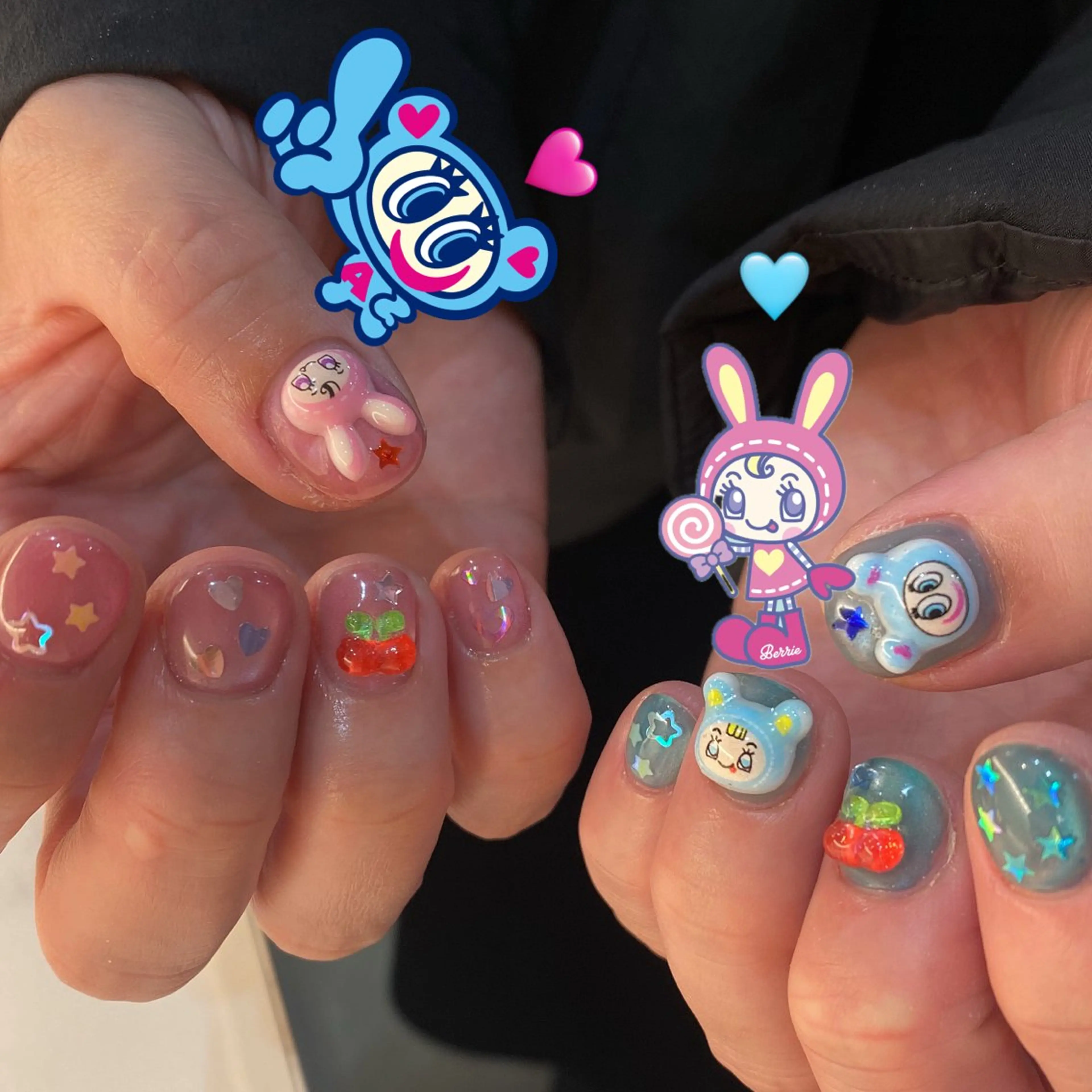 ネイル ハンドネイル フットネイル nano/きもかわ nail🐬🫧のネイルデザイン