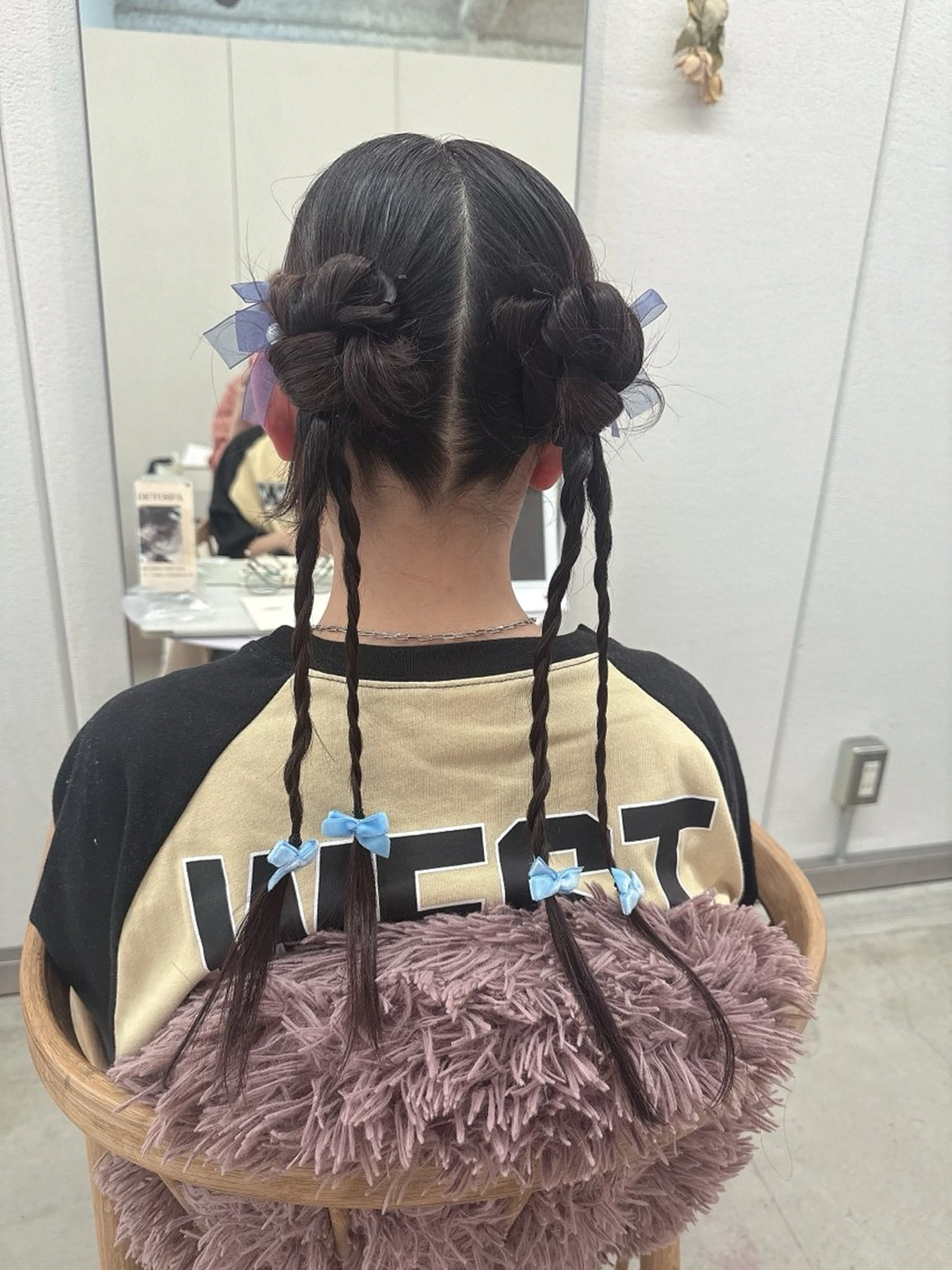 ロング ヘアアレンジ 🌷花屋併設🌷 西松さらのマツエク・マツパデザイン