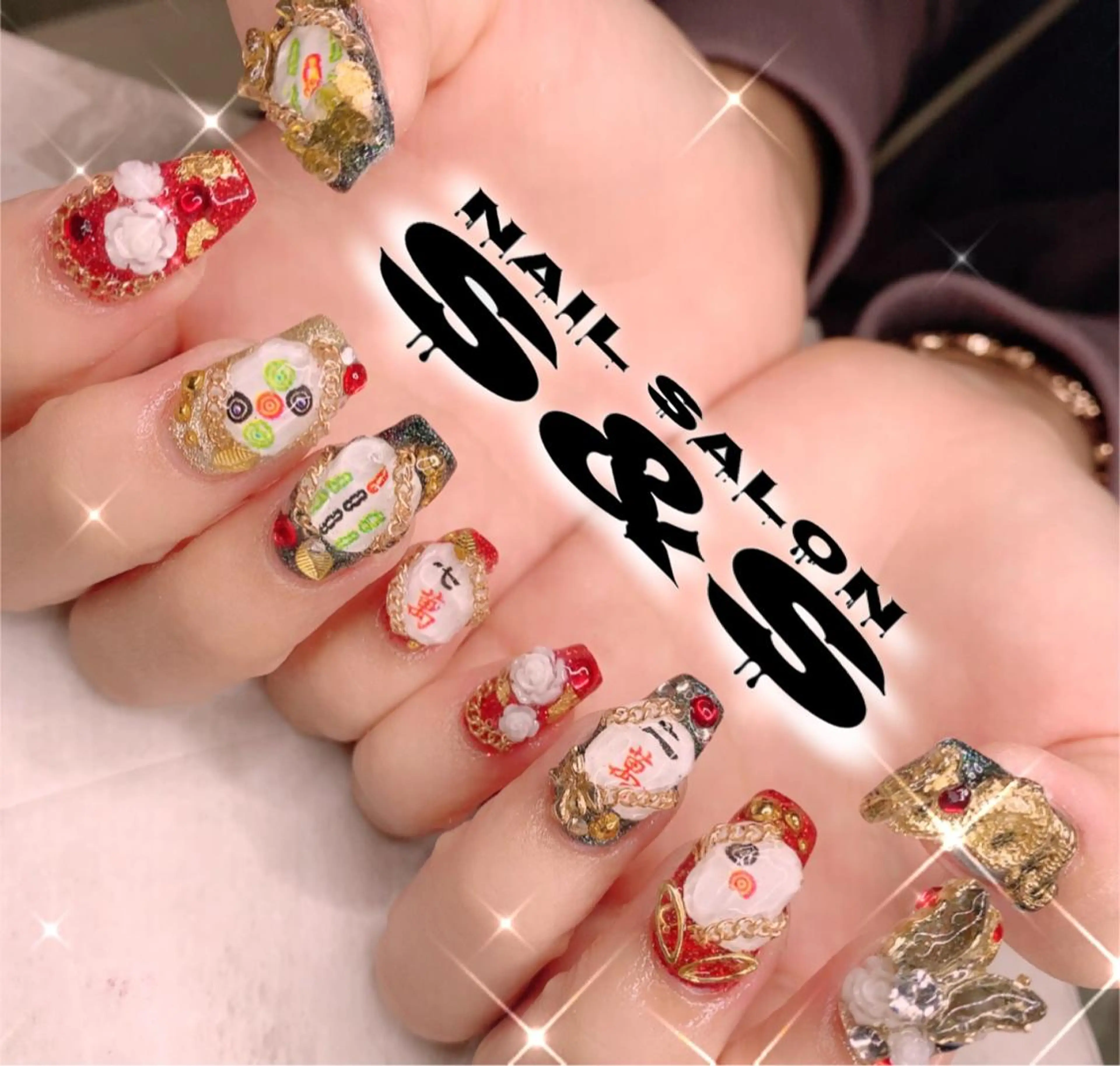 ネイル 長さ出し メンズネイル 持ち込み スカルプネイル S&S 村田小百合のネイルデザイン