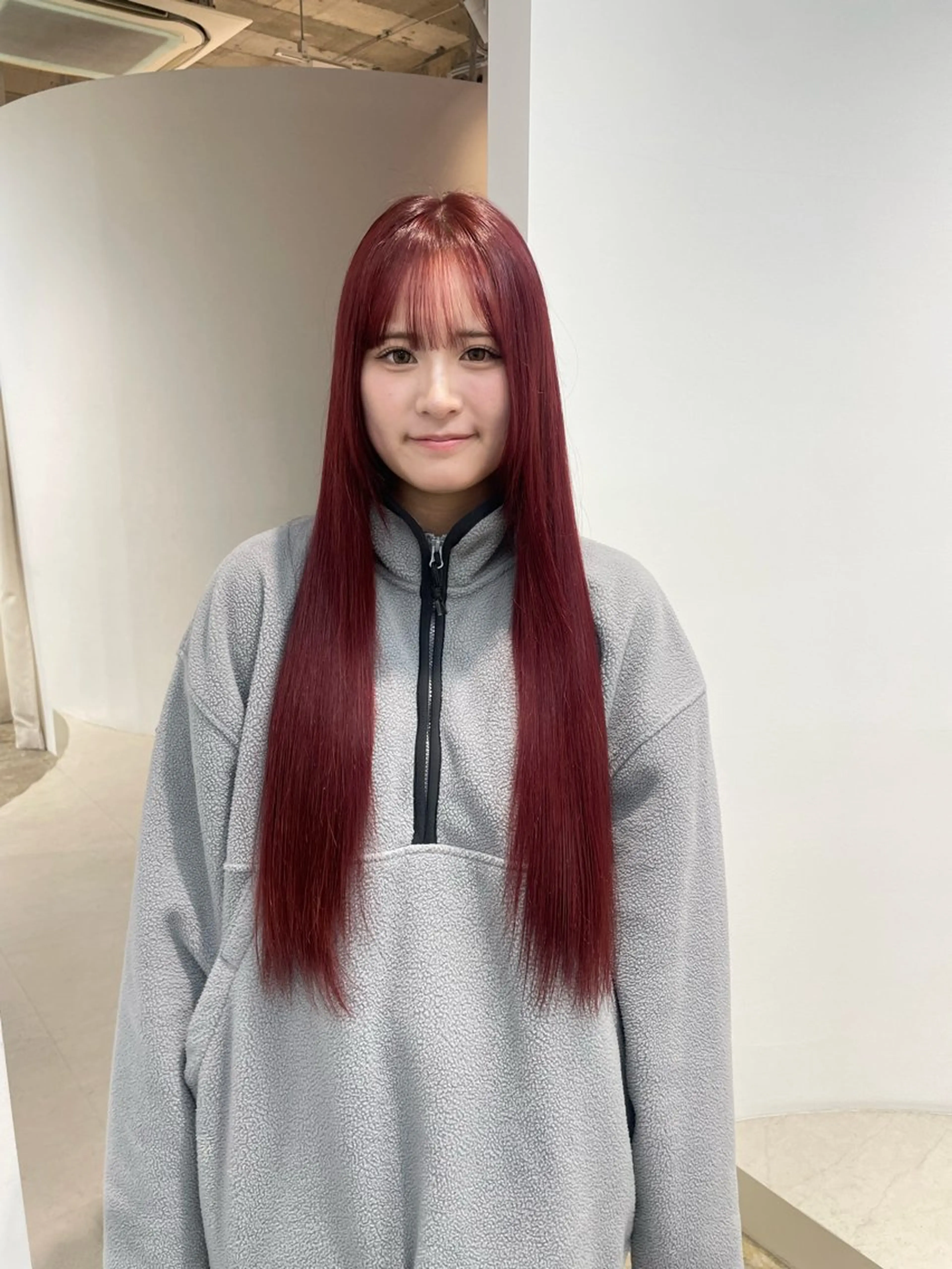 ロング カラー 𝘚𝘶𝘻𝘶 𓂃𓈒𓏸のヘアスタイル