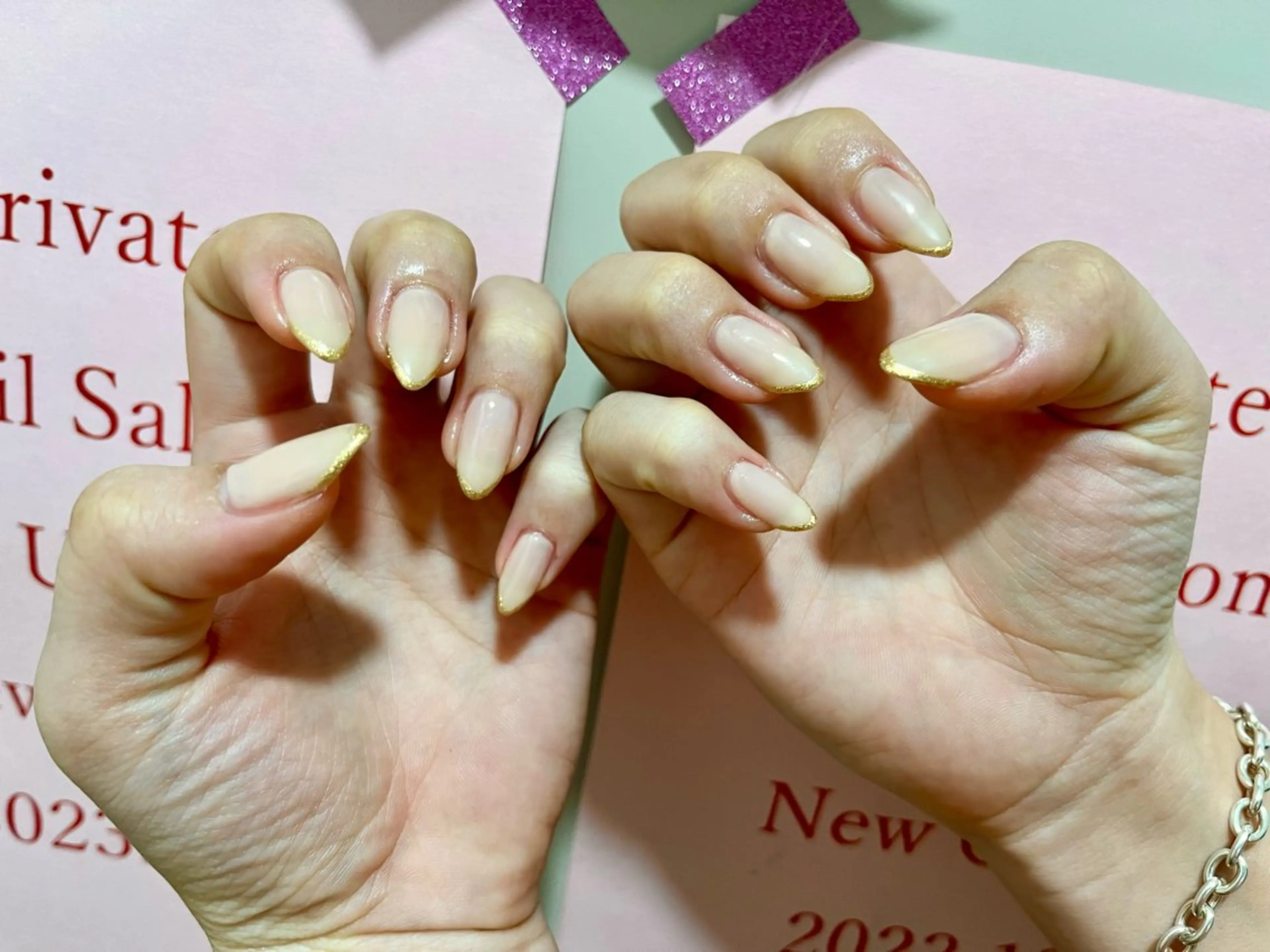 ネイル フレンチネイル ハンドネイル NailByua 武蔵新城徒歩4分のネイルデザイン