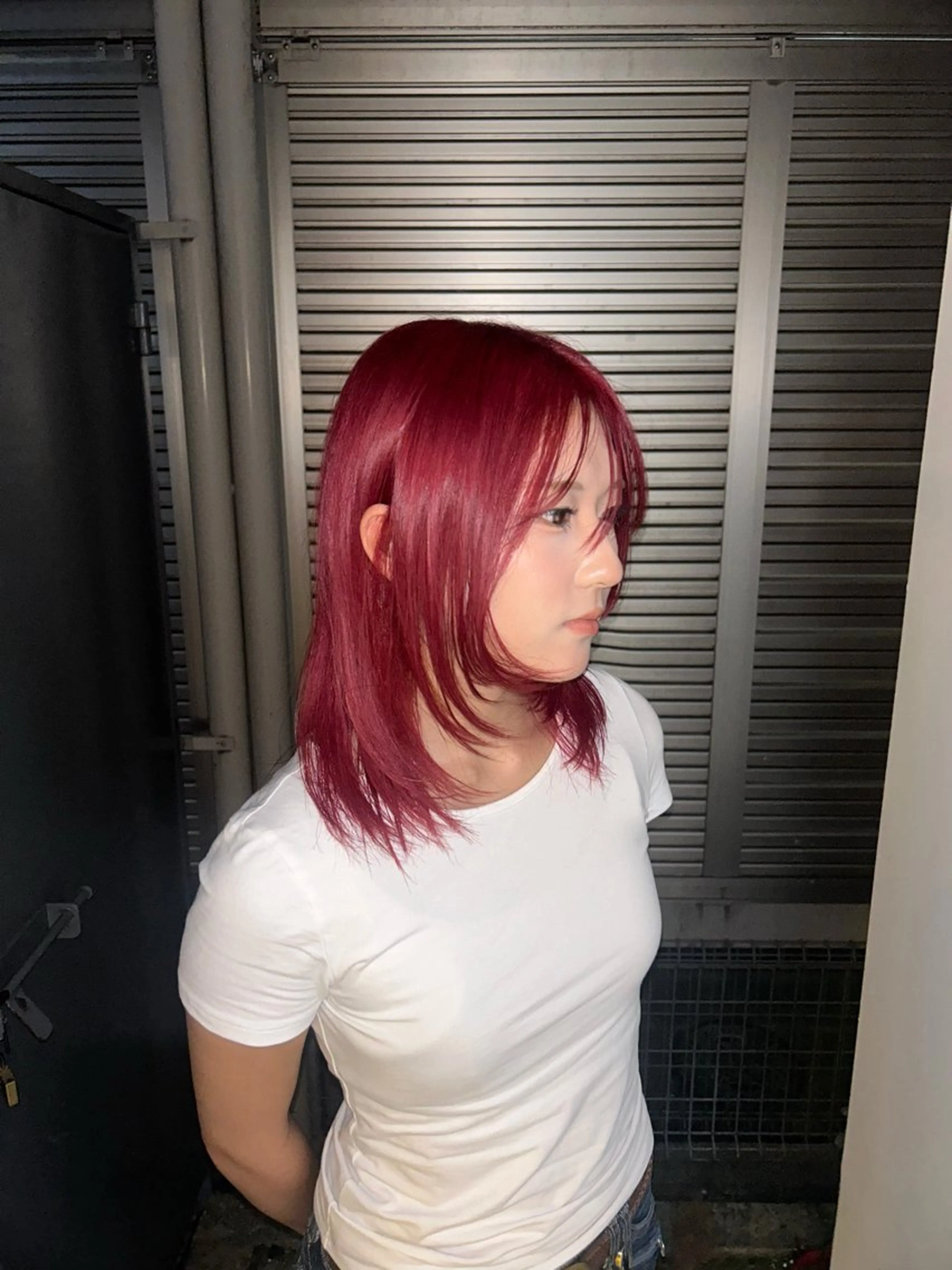 🌹カット+レッドカラー🌹（ブリーチなし）の写真