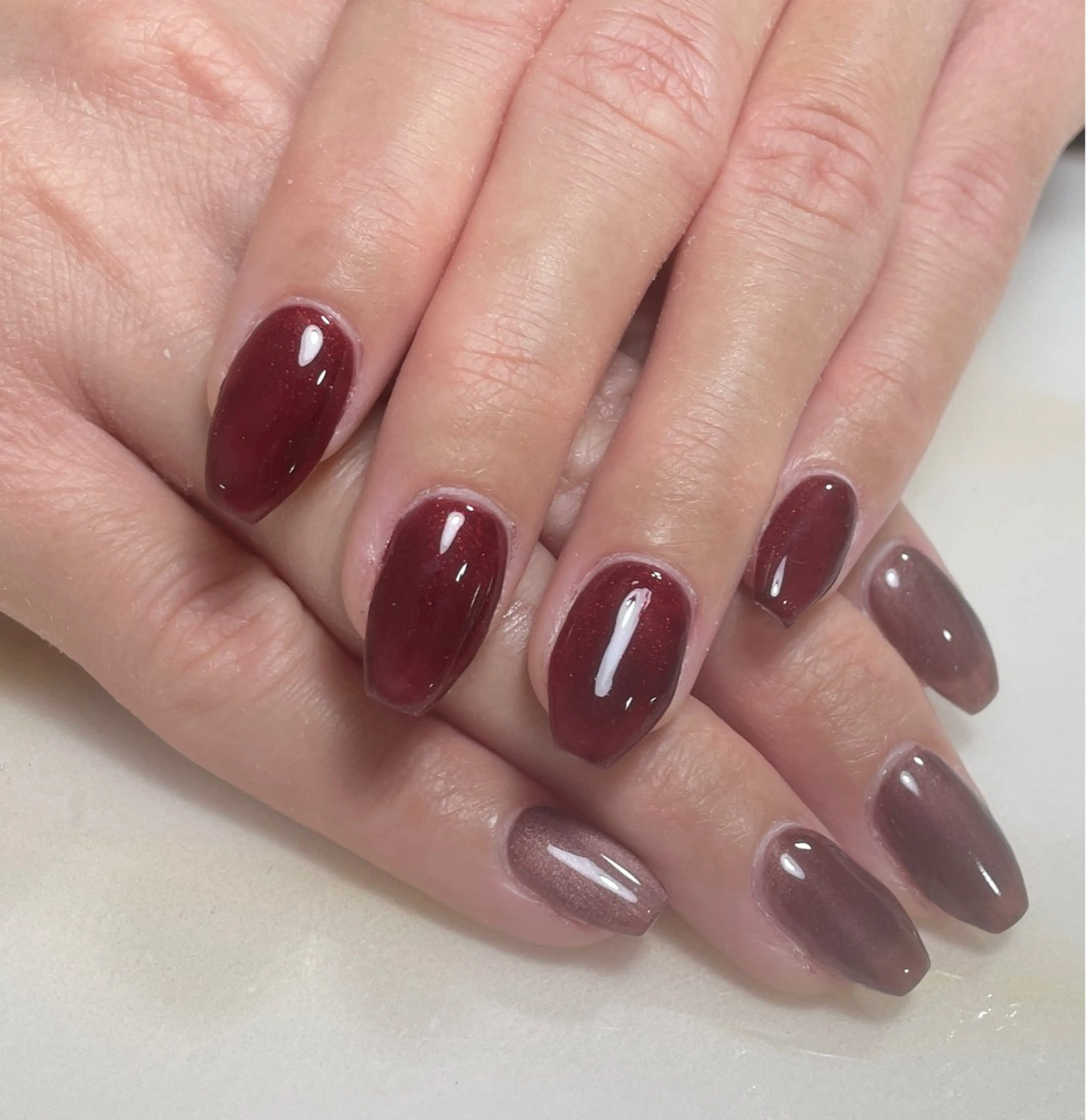 ネイル アートネイル フレンチネイル ジェルネイル グラデーション 韓国ネイル ハンドネイル 久保田 マリコのネイルデザイン