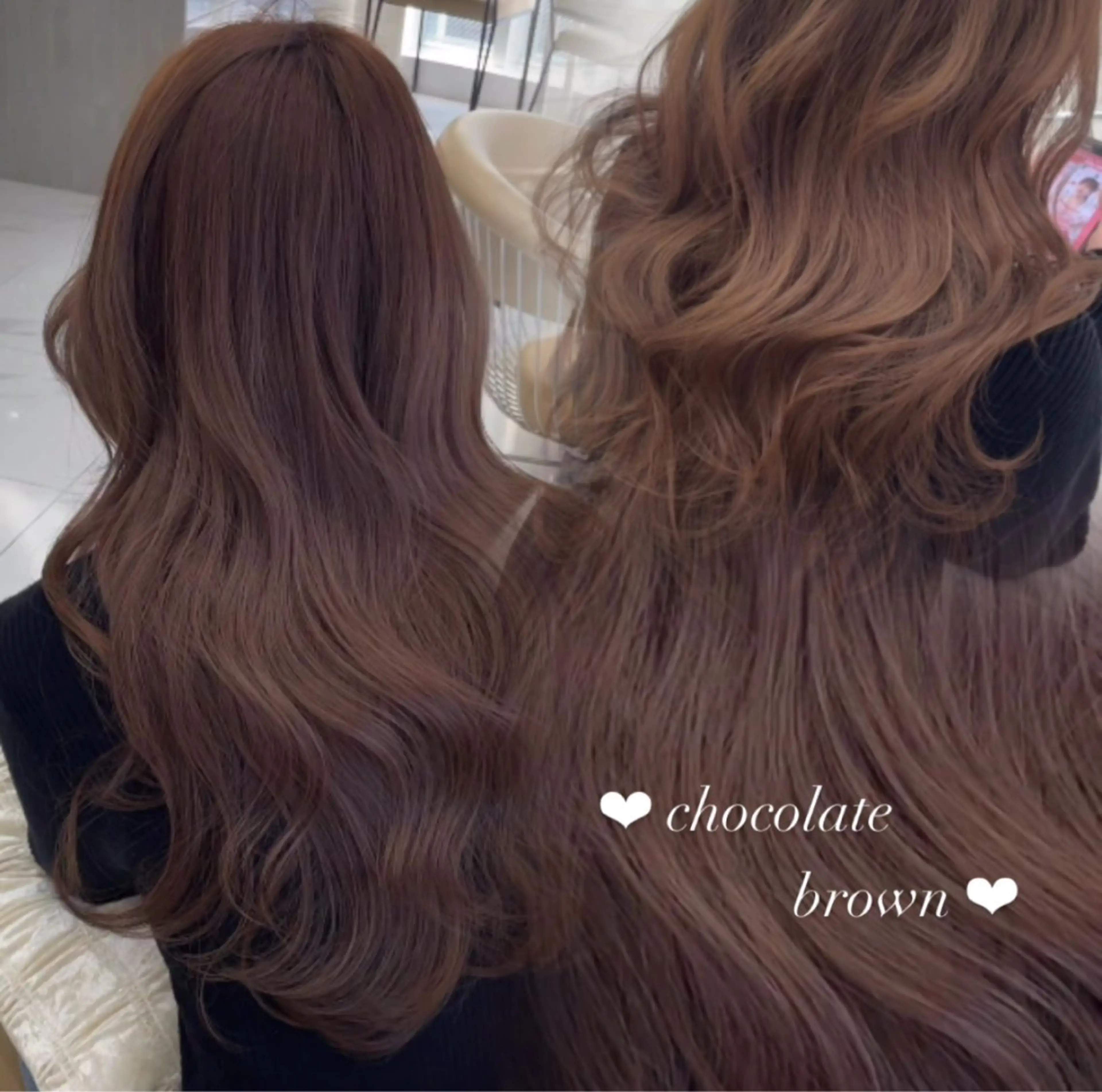 ロング カラー ヘアカラー トリートメント Ma chérie by lond金山所属・艶カラー/ ブリーチ/縮毛/愛理のヘアスタイル