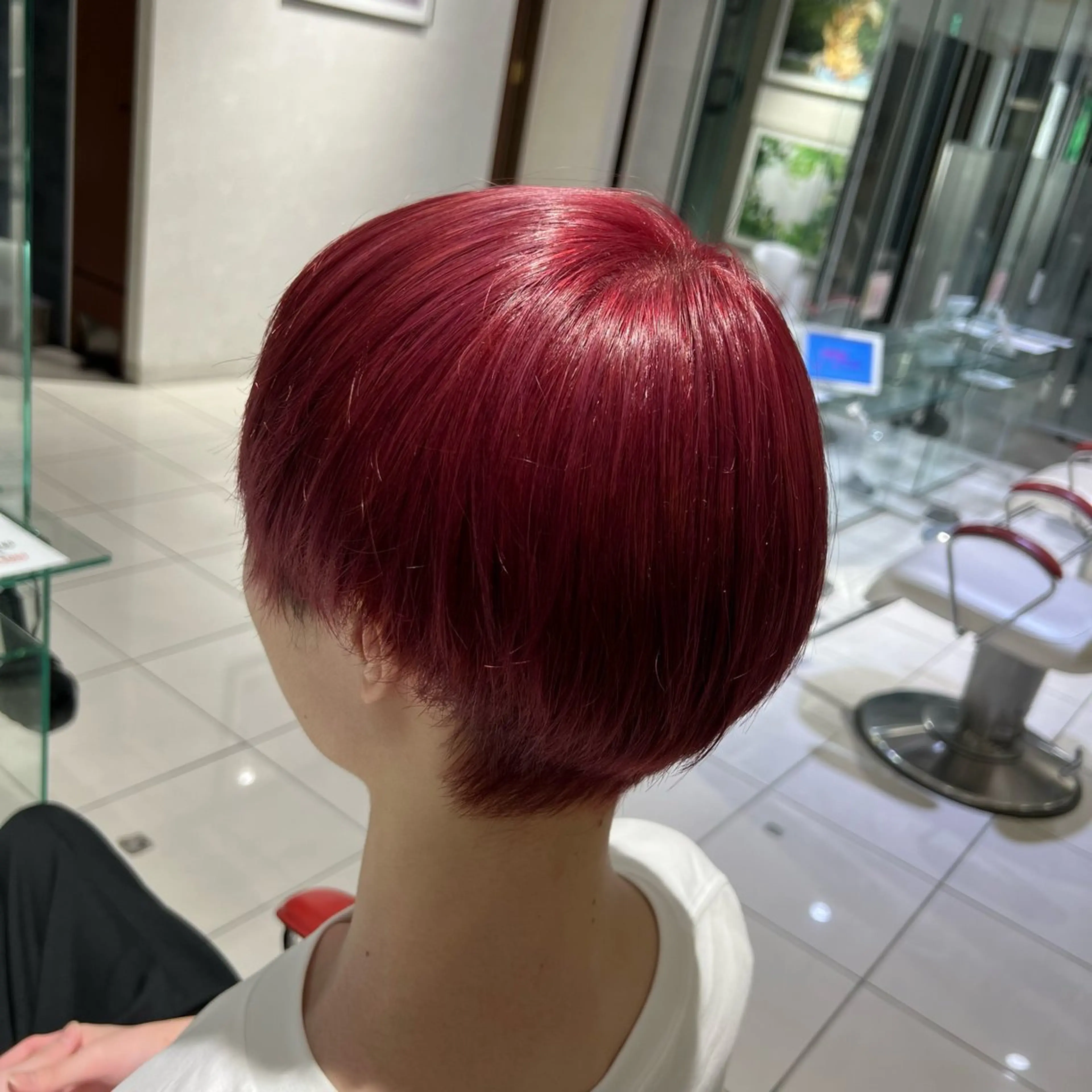 カラー メンズ レッドカラー ヘアカラー トリートメント stylist 🐶内藤 成香のヘアスタイル