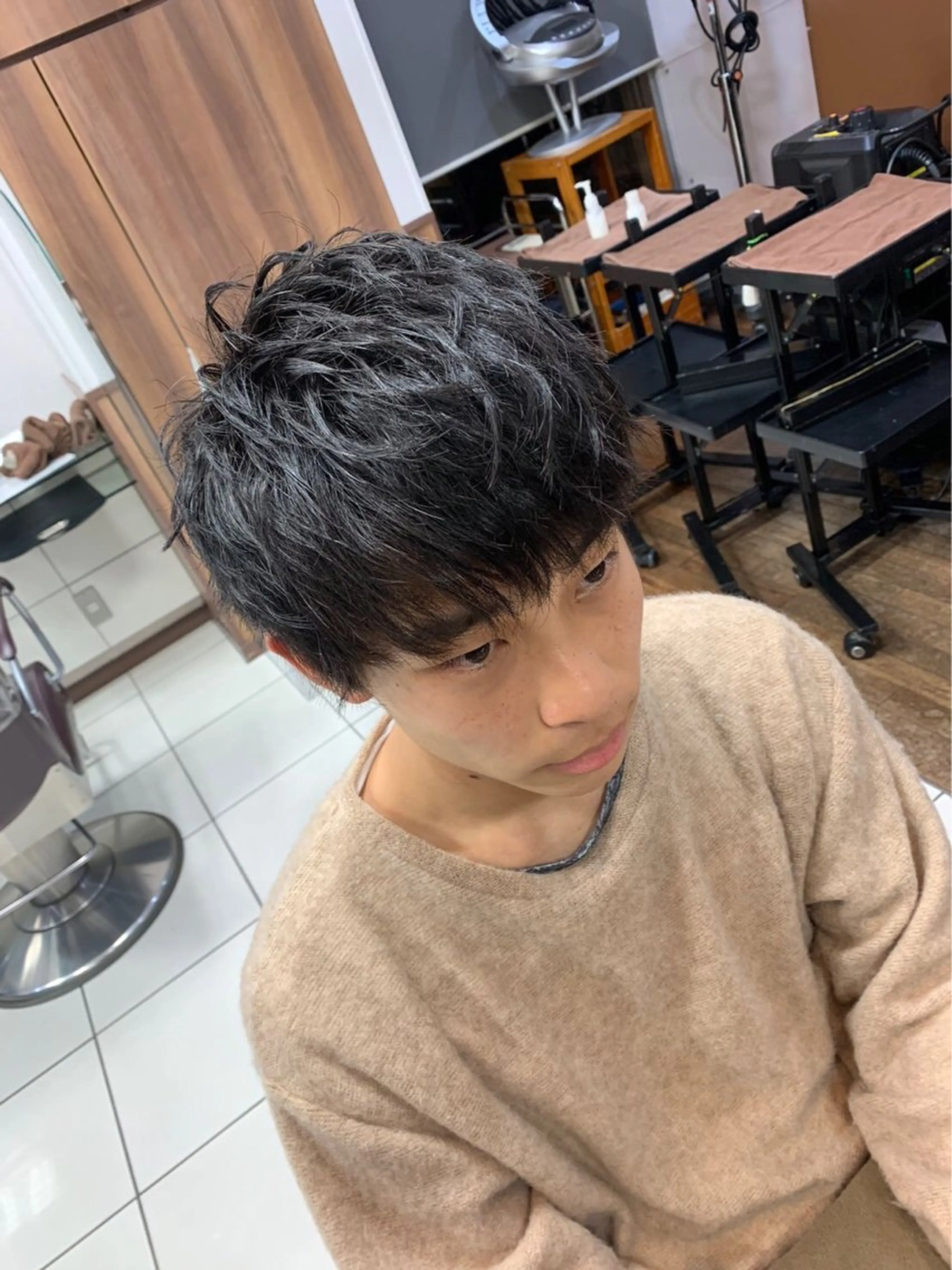 ショート メンズ 本島 大生のヘアスタイル