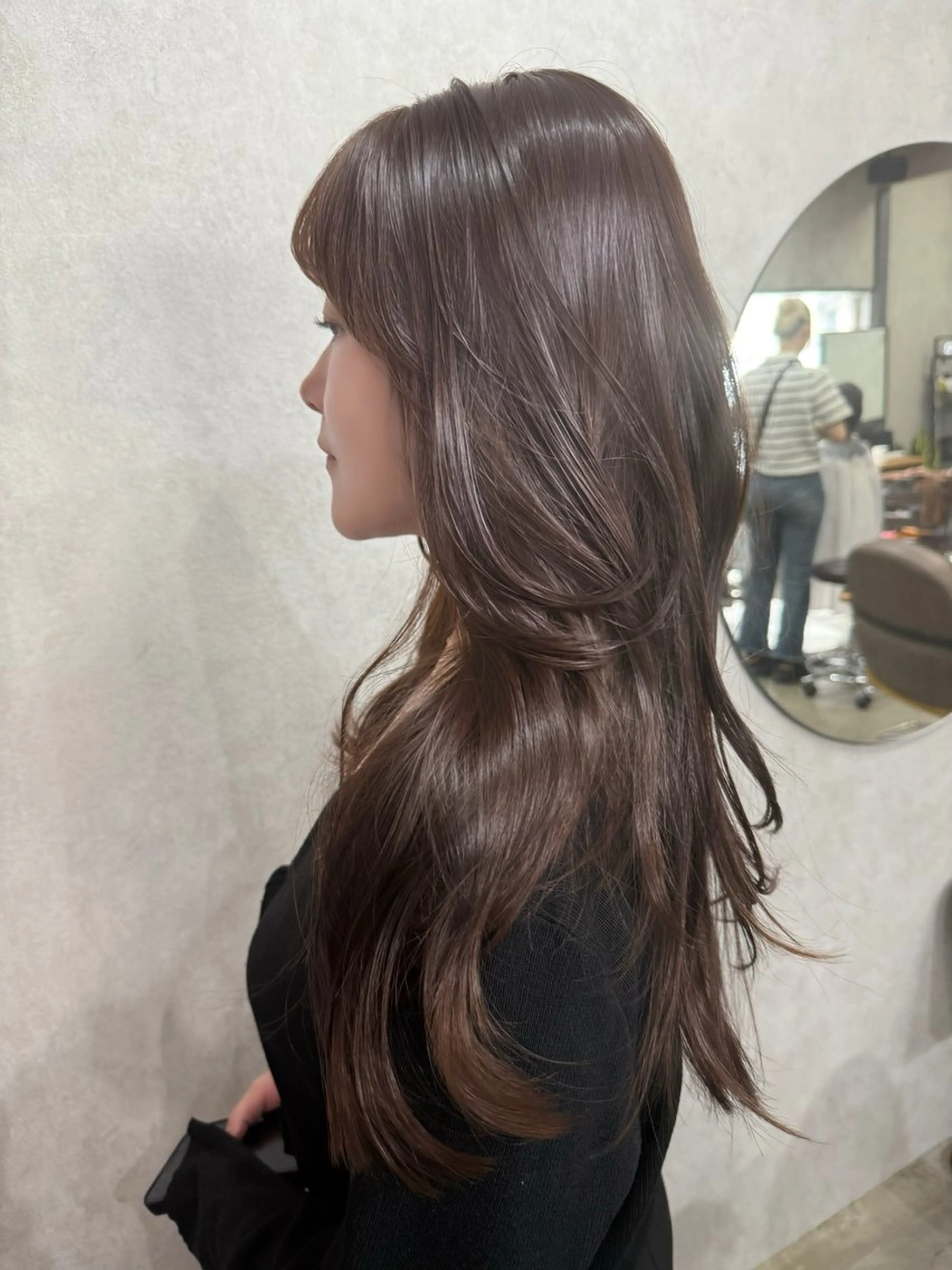 ロング カラー レイヤーカット AIRI layer cut hairのヘアスタイル