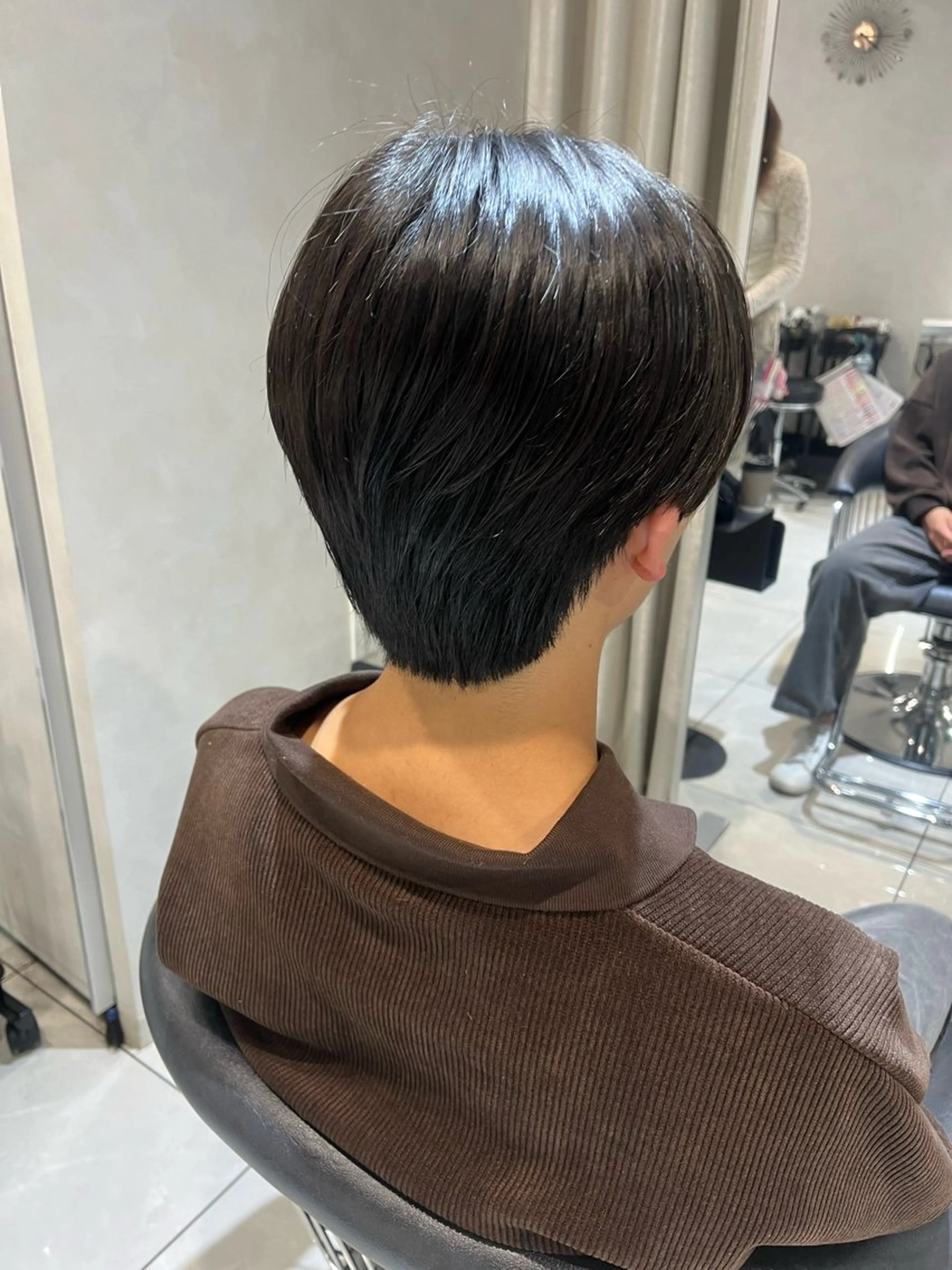 メンズ カット メンズセンターパート 🇰🇷wakanaのヘアスタイル