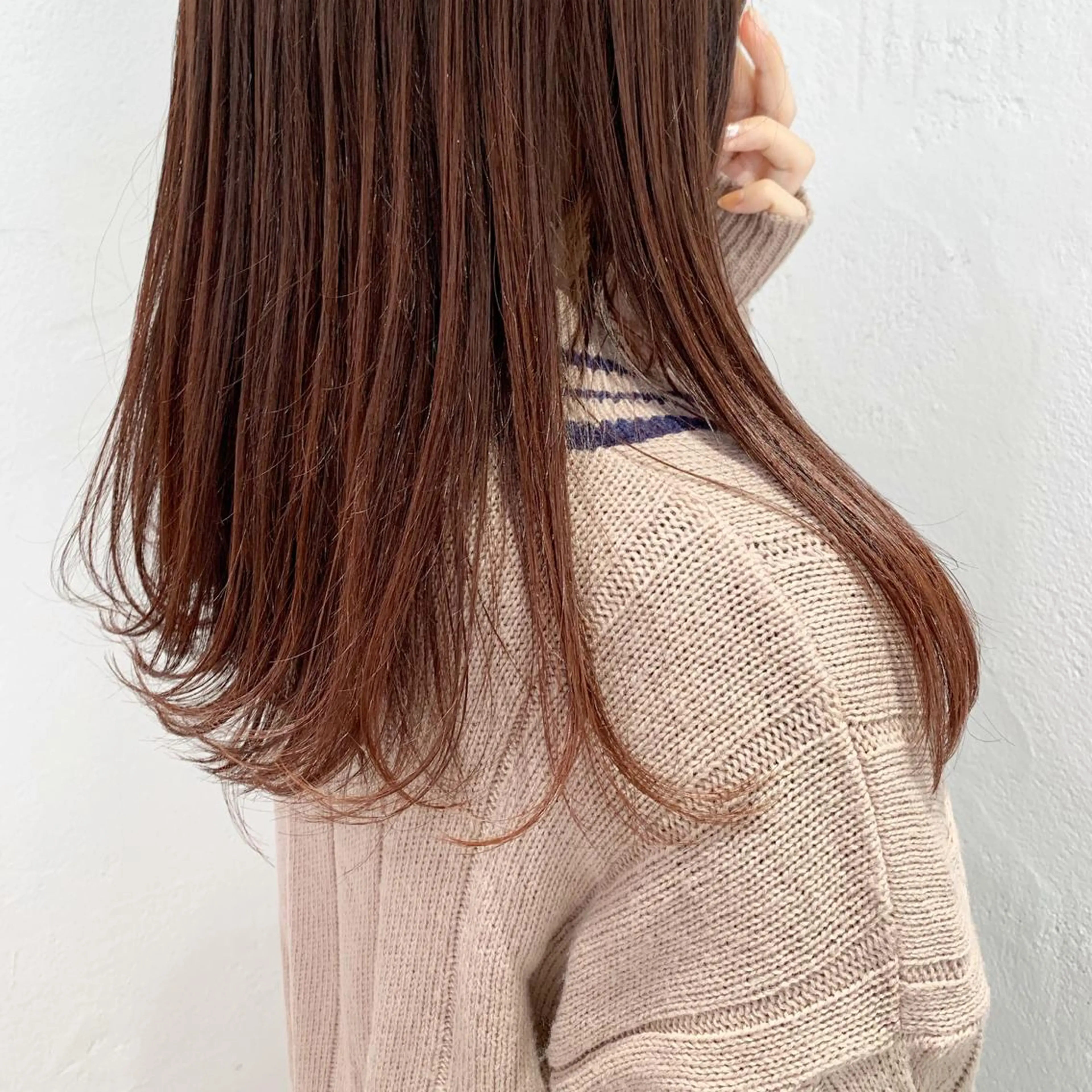 セミロング カラー ヘアアレンジ 🫧透明感カラー/ ボブ/小笠原汐海🪽のヘアスタイル