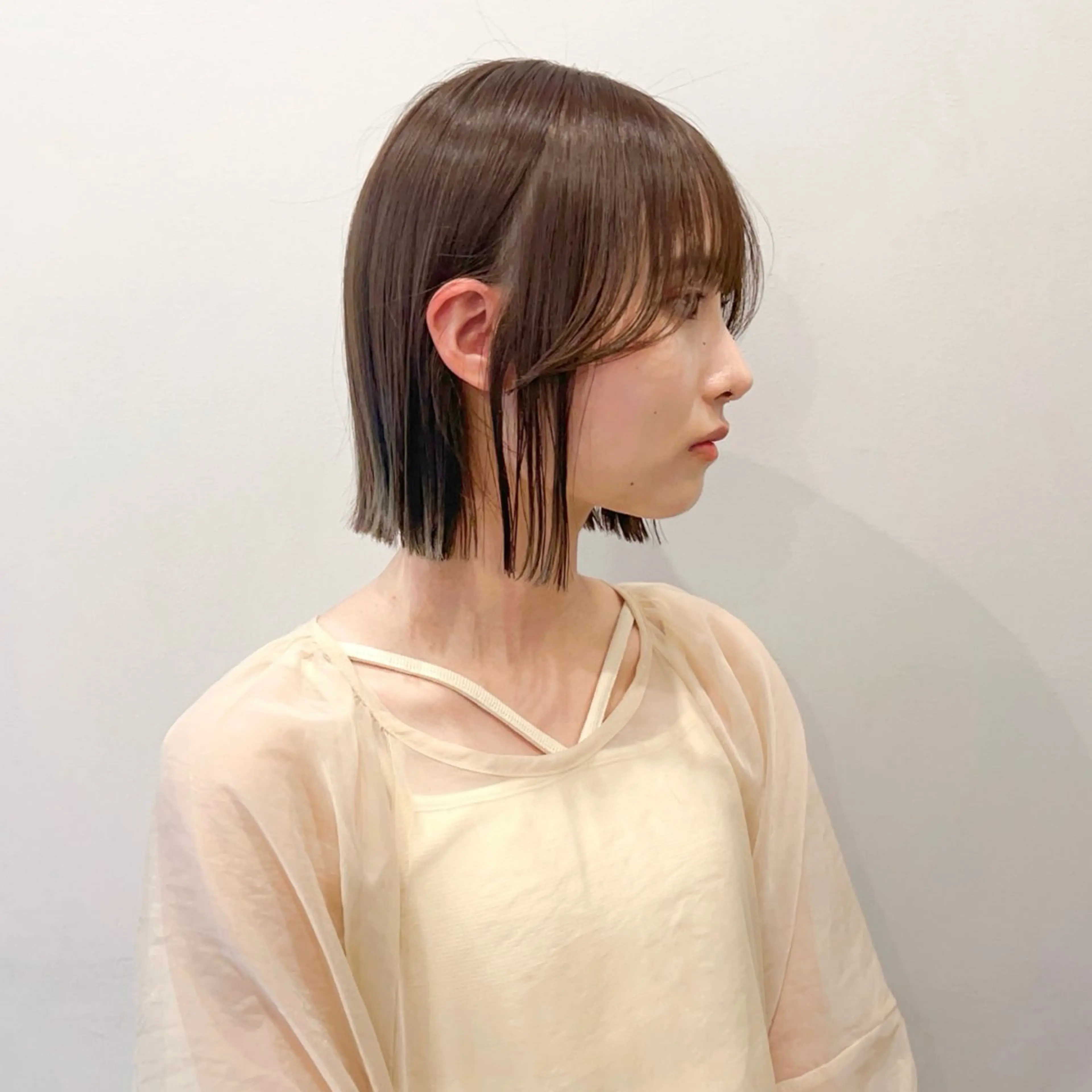 ショート ボブ カット みさき/レイヤー/ハ イトーン指名No.1のヘアスタイル