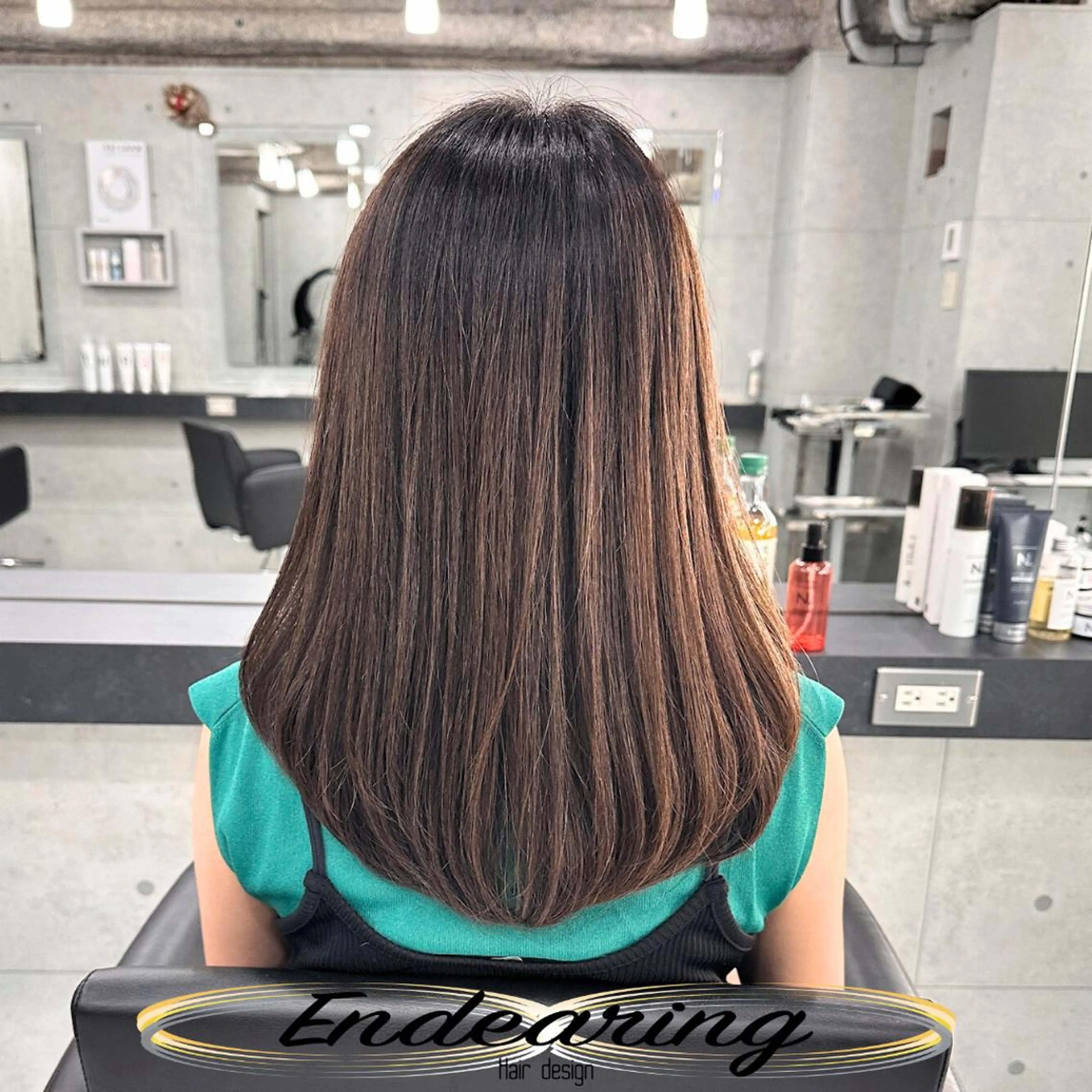 カラー 透明感カラー ダークグレー ダークグレージュ グラデーションカラー グレージュ カット ヘアカラー Endearing 銀座/YOKOのヘアスタイル