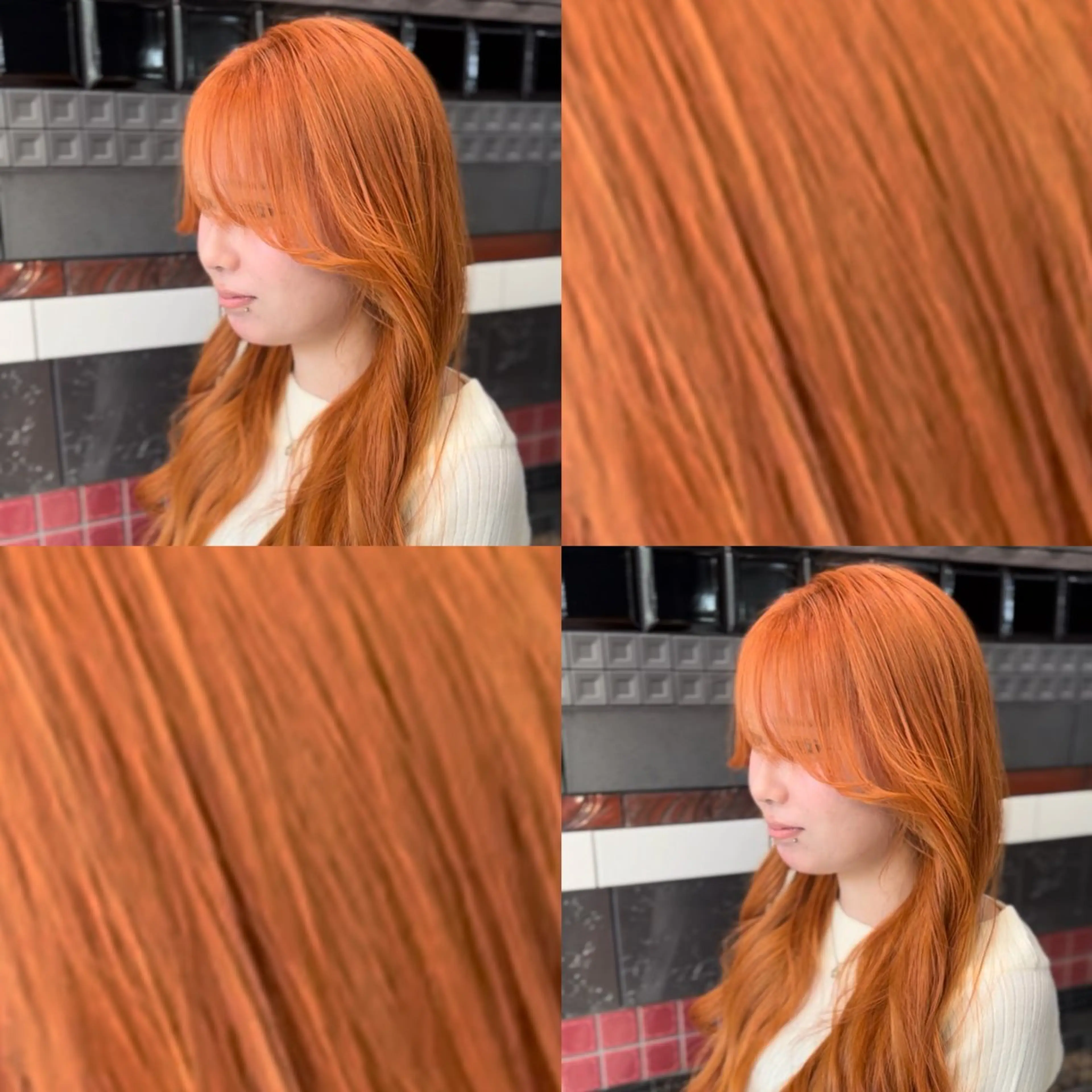 ロング カラー DESIGNSALON LIA所属・問屋町のブリーチデザ イン屋さん🌈ゆうまのヘアスタイル