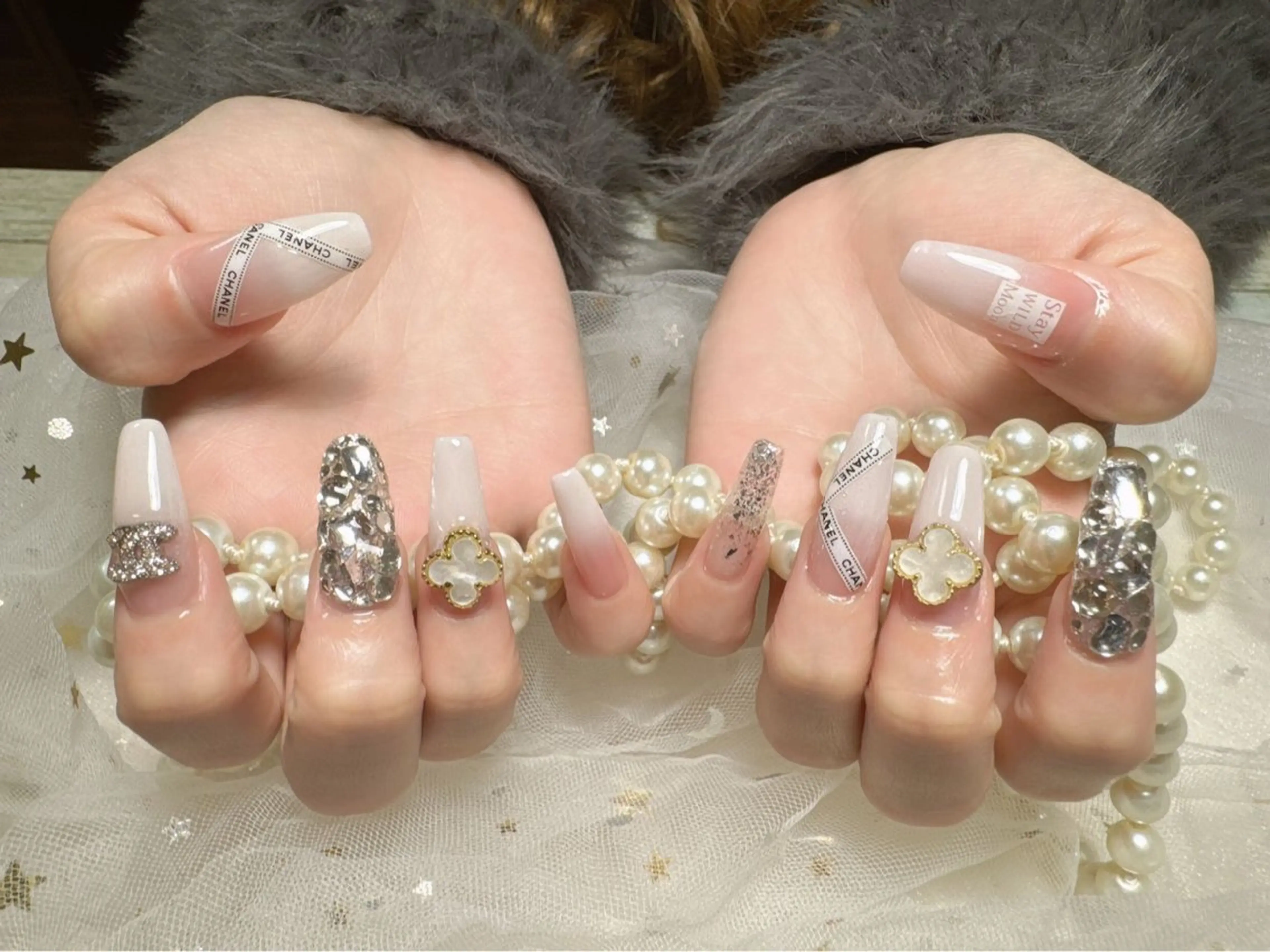 ネイル FanFan 長さ出し専門のネイルデザイン