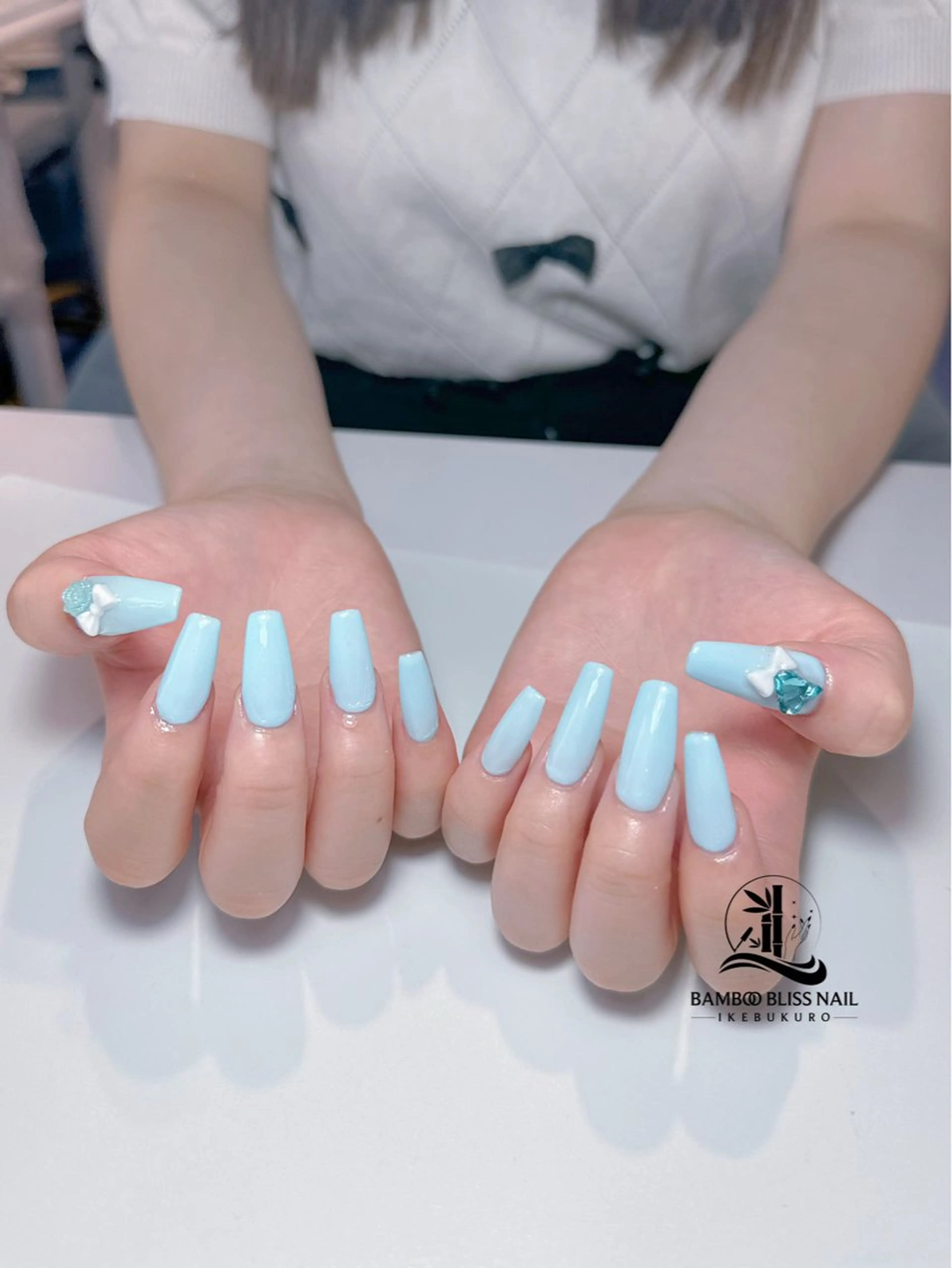 ネイル BAMBOO BLISS 研修用のネイルデザイン