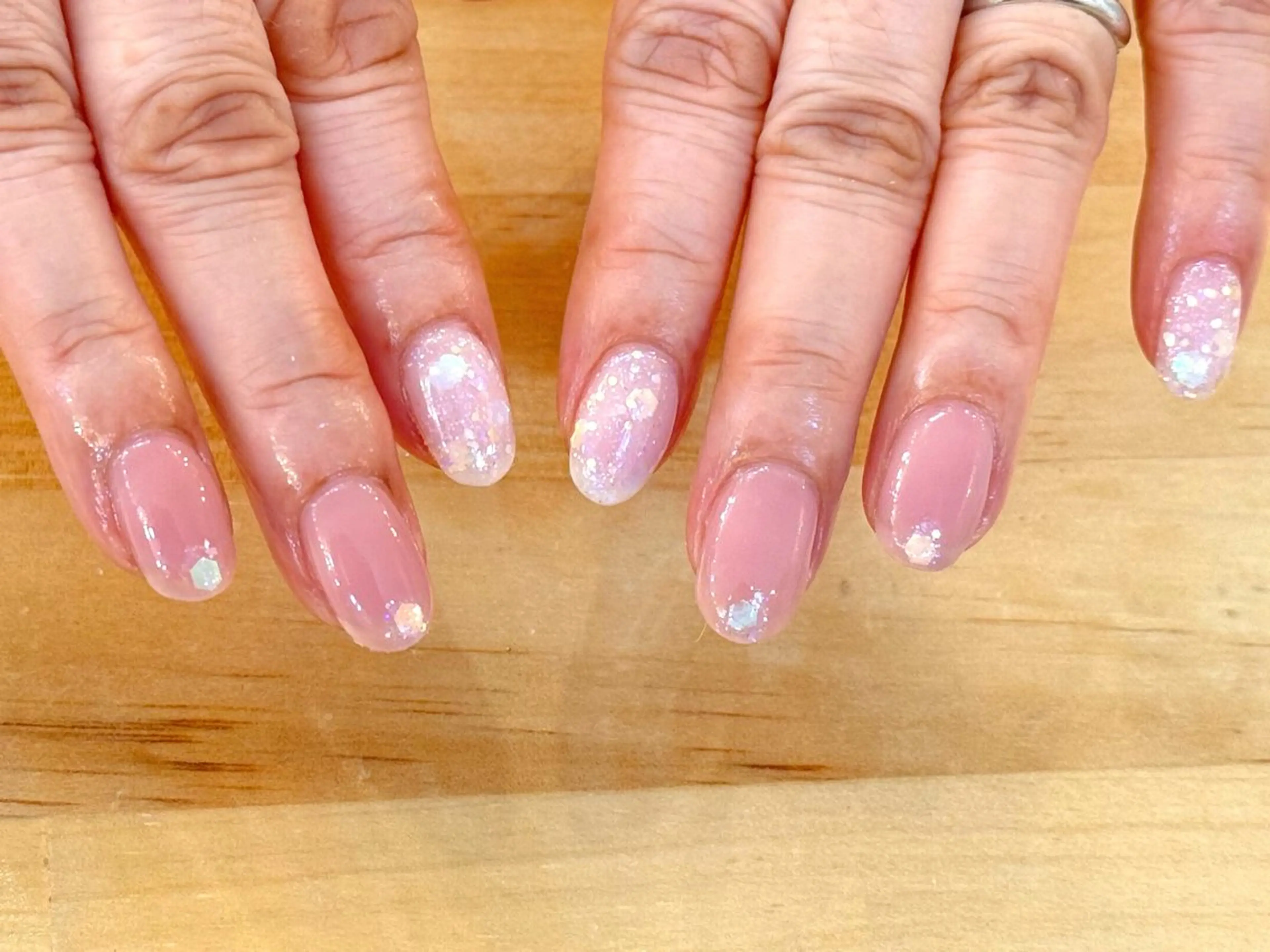 オフ込み価格🤍¥6,280→¥5,500✨ハンドネイル定額シンプルアート💕の写真