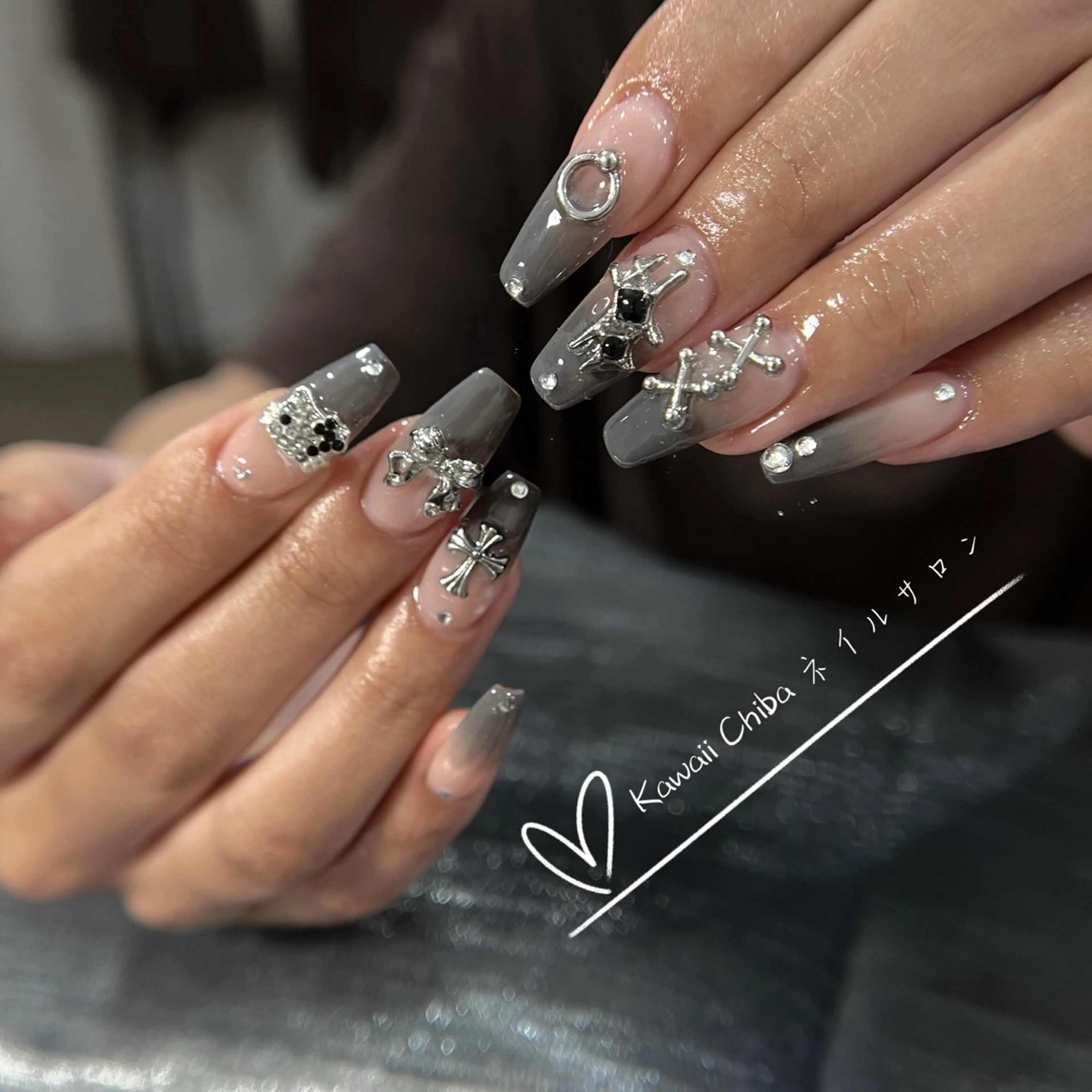 ネイル 長さ出し フットネイル 韓国ネイル 夏ネイル ハンドネイル ハンドケア Kawaii Chiba nailのネイルデザイン