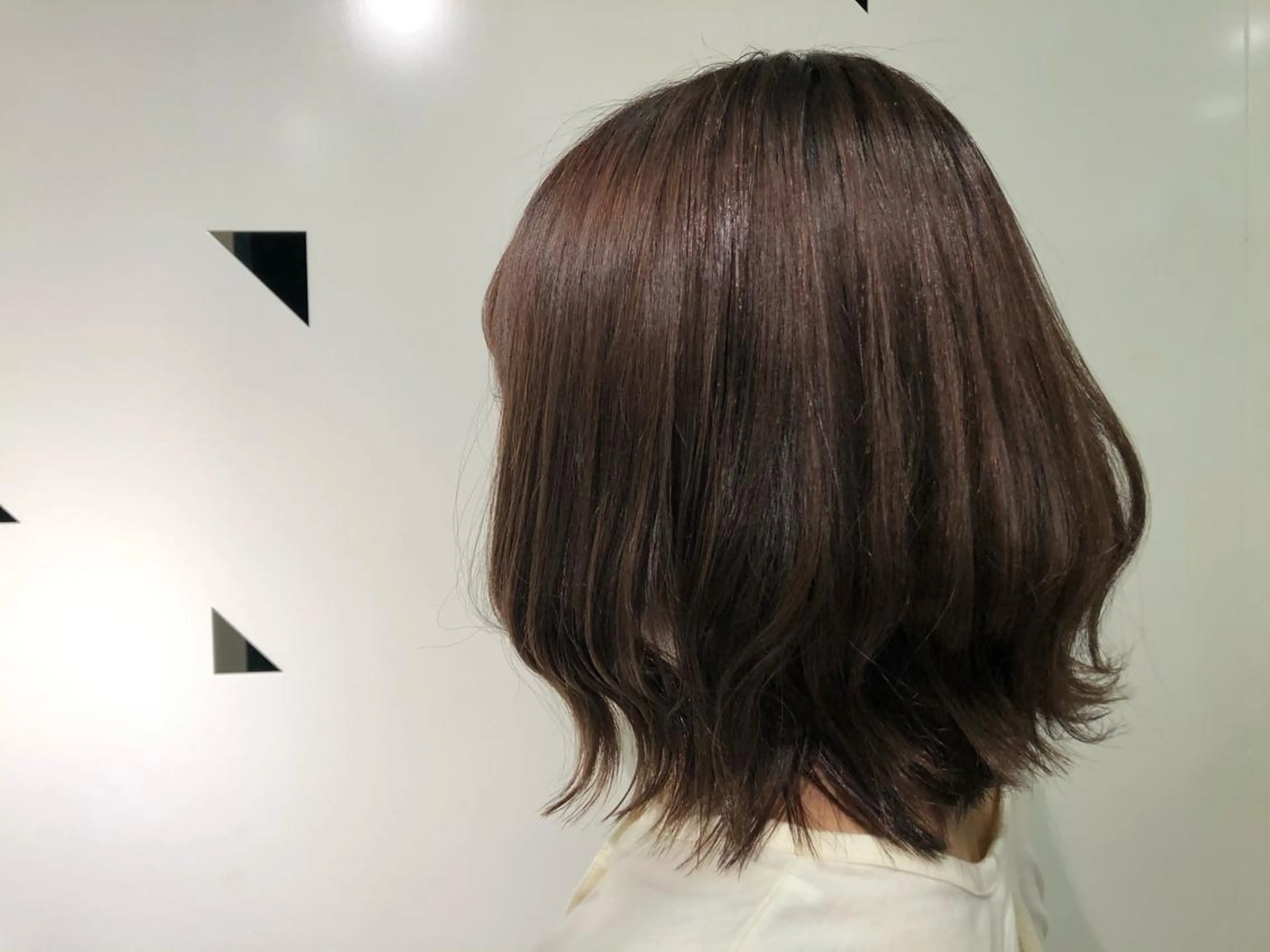 ミディアム ミディアムパーマ 外国人風カラー レイヤーカット ✂ショート・ボブ専門 顔型診断✂奥田裕仁のヘアスタイル