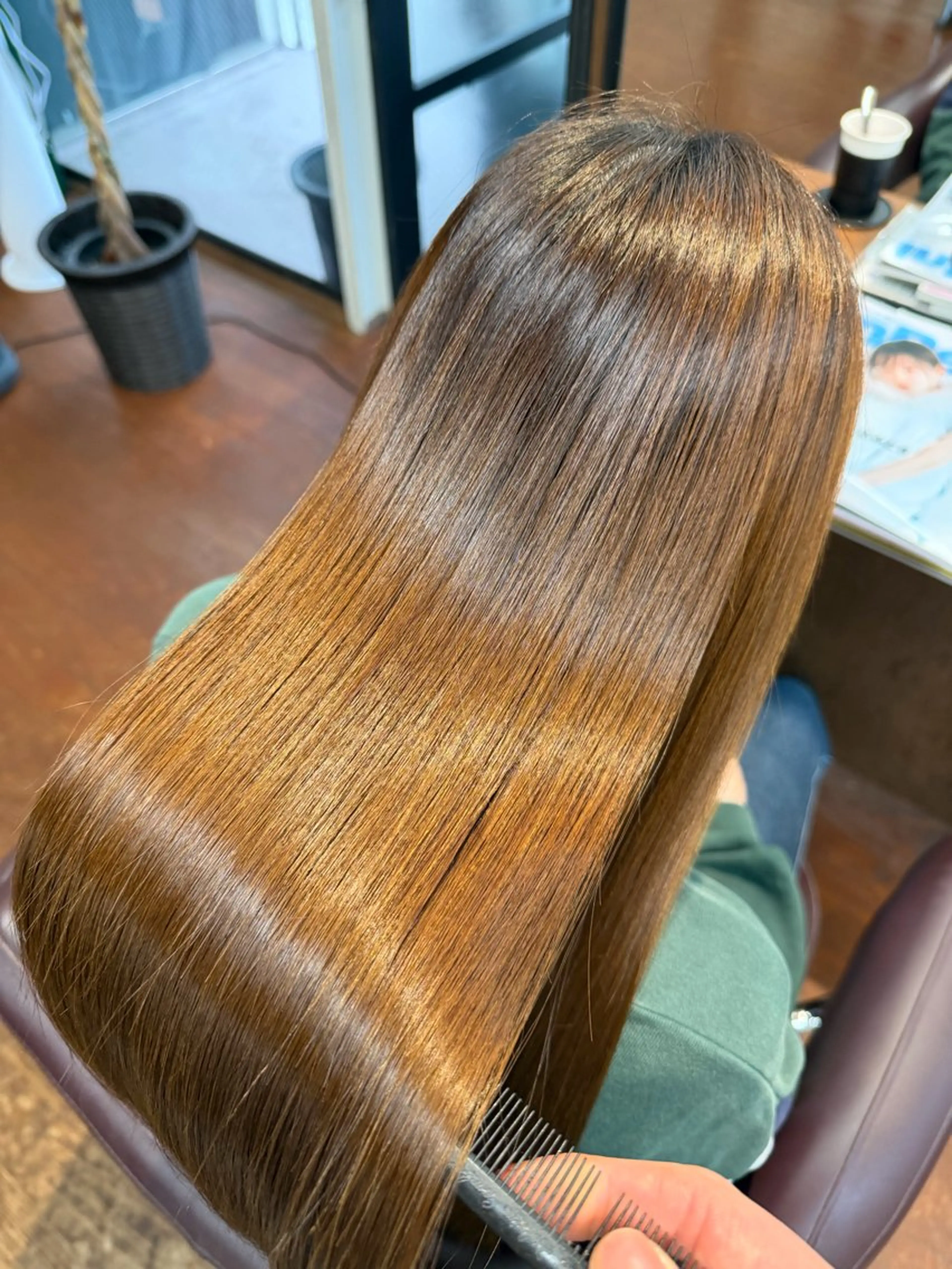 【髪質改善コース】カット+髪質改善トリートメント¥15550→¥10885の写真