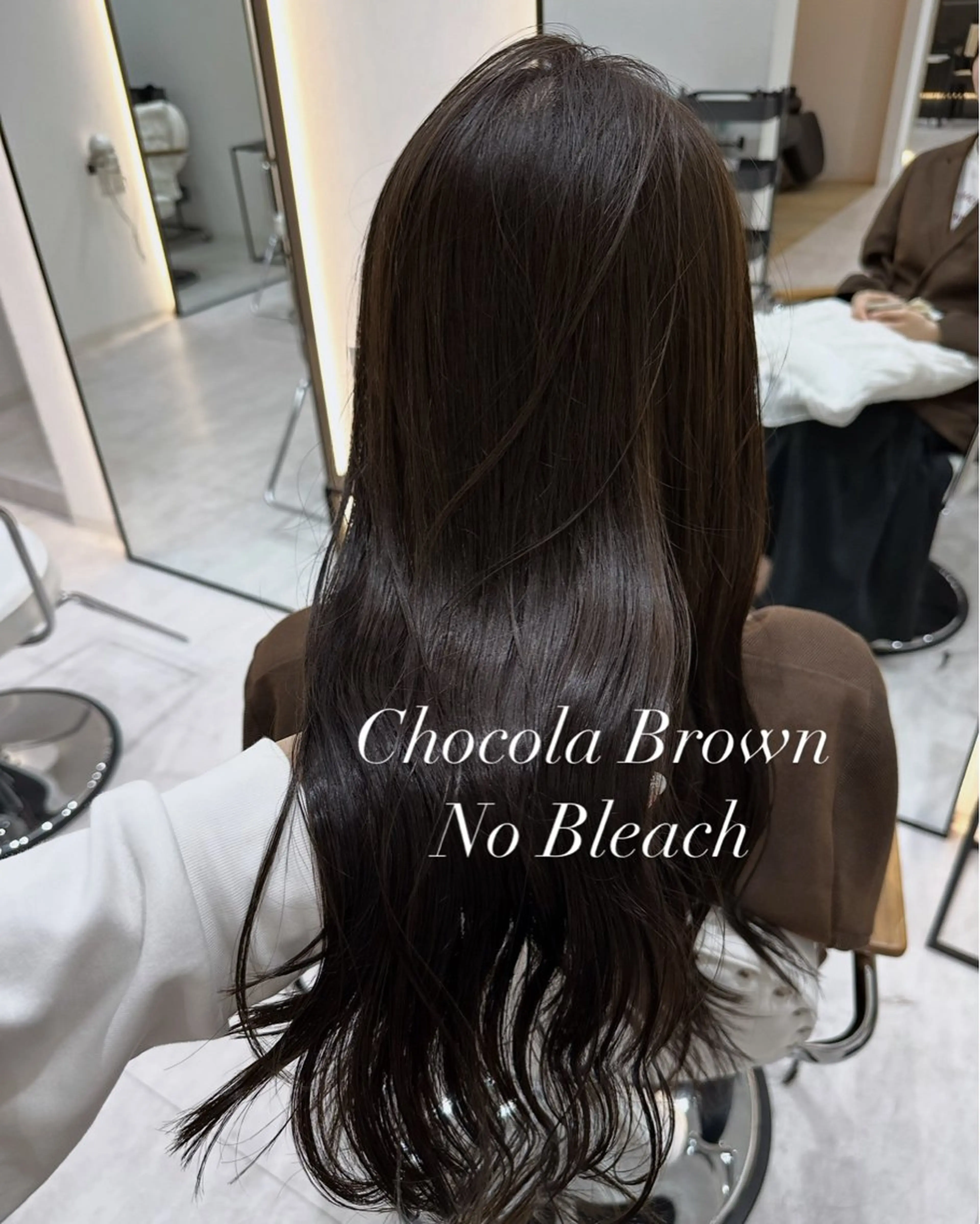 ロング カラー 赤み消し/オリーブ カーキ/福田れんのヘアスタイル