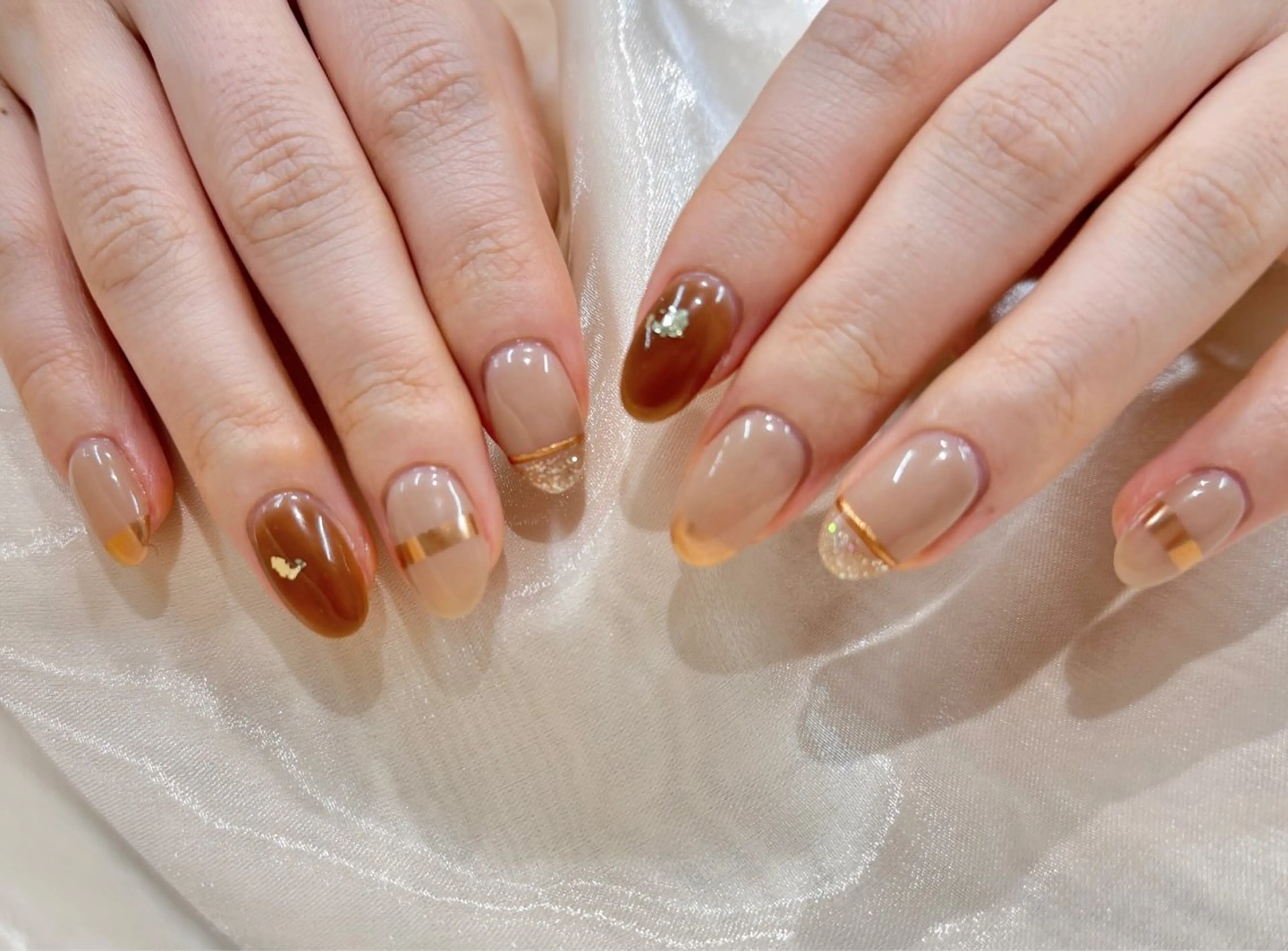 ネイル 持ち込み LE REVE Emiのネイルデザイン