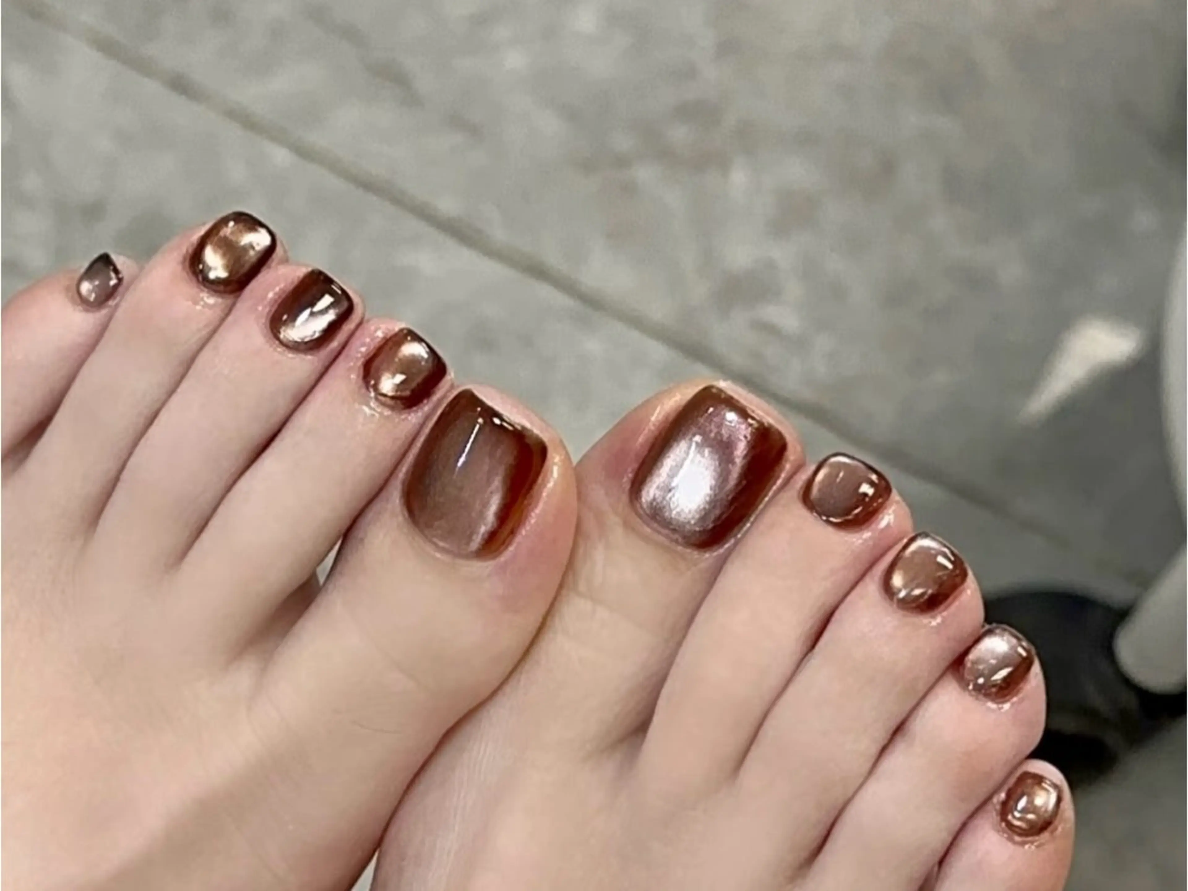 メンズ ネイル アートネイル フレンチネイル ジェルネイル キラキラネイル パラジェル フットネイル Bloom スカルプ専門店のネイルデザイン