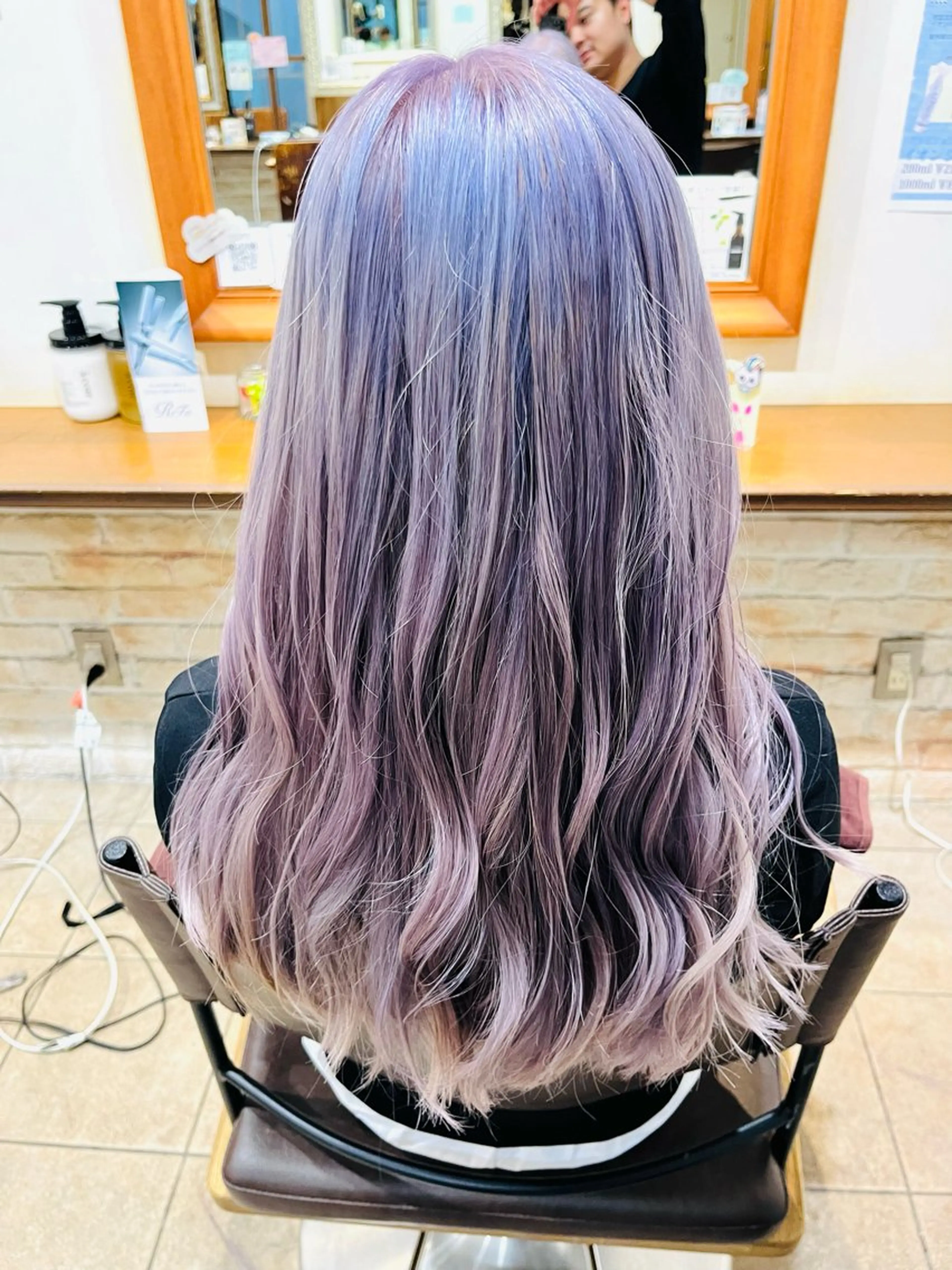 ロング カラー 🦕望月渉🦕 パーマ🌪️ブリーチのヘアスタイル